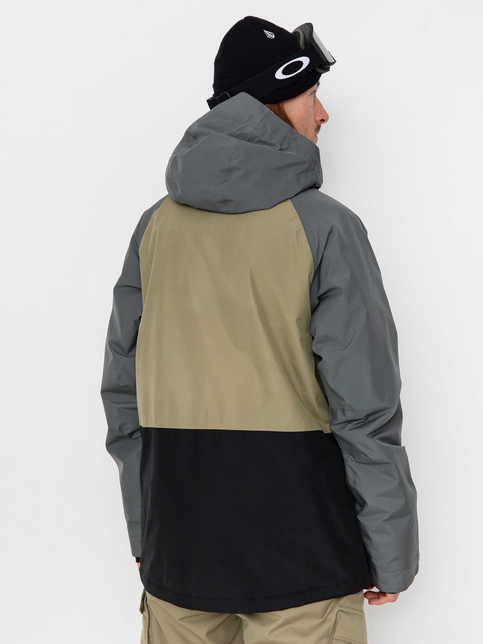 Mens 686 Gore Tex Core Inslulated Snowboard jacket (rhino grey colorblock)