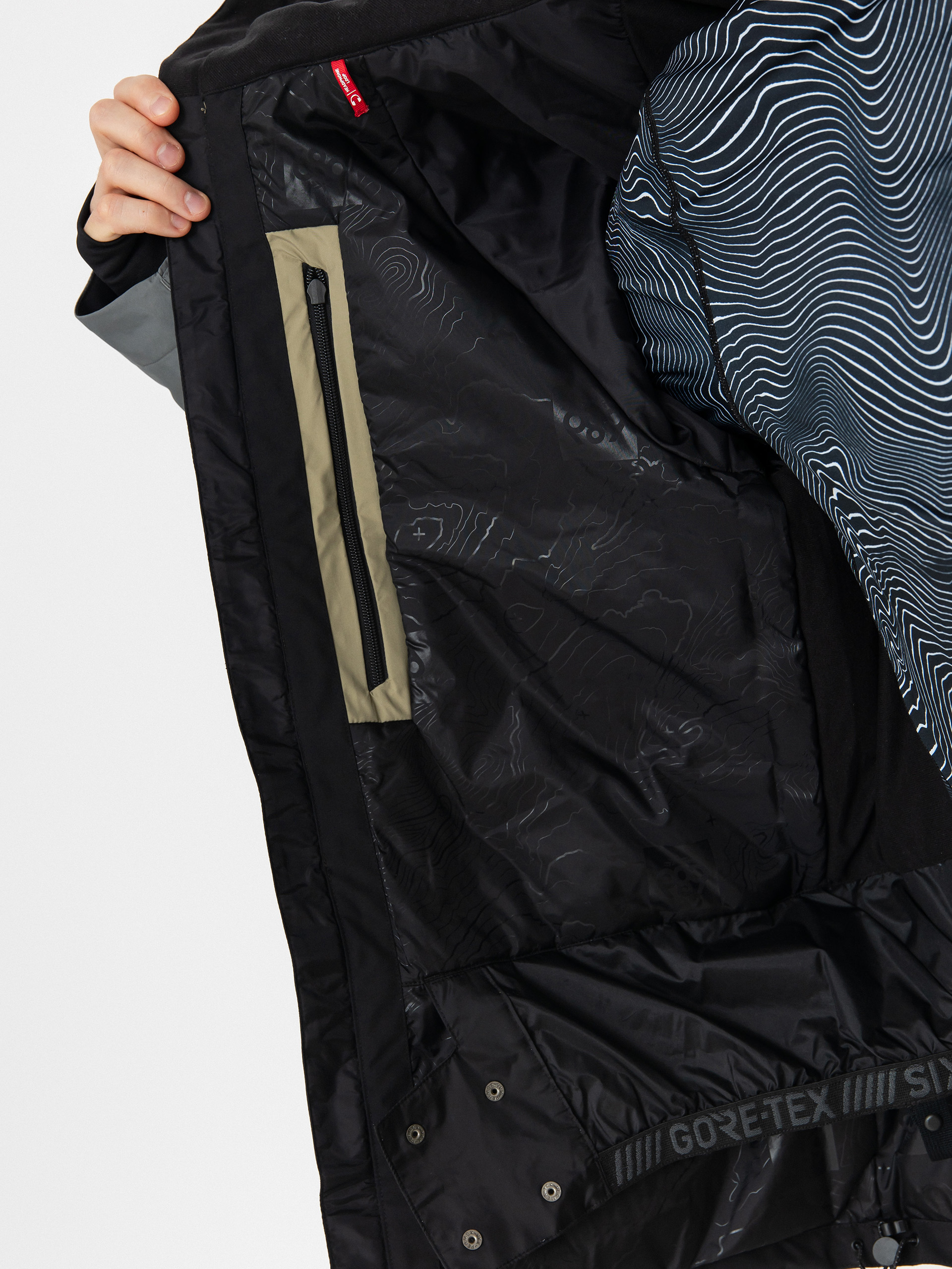 Mens 686 Gore Tex Core Inslulated Snowboard jacket (rhino grey colorblock)