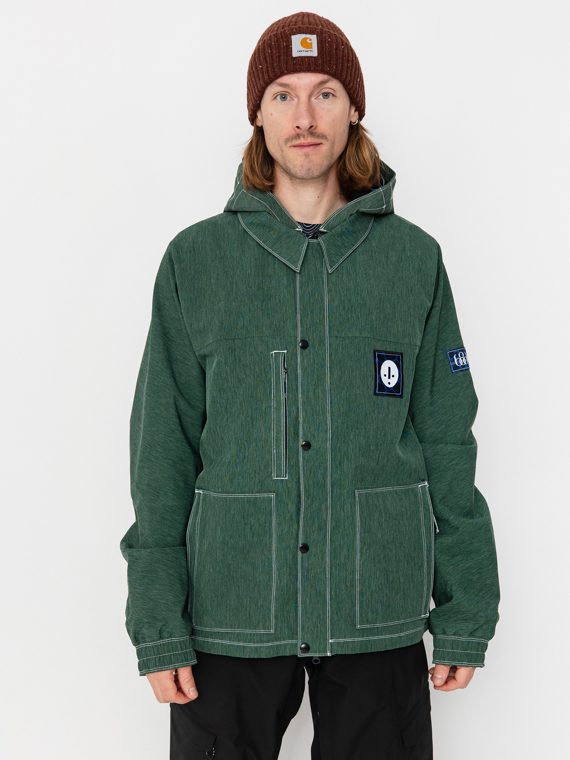 Herren 686 Dojo Snowboard Jacke (forest green denim)