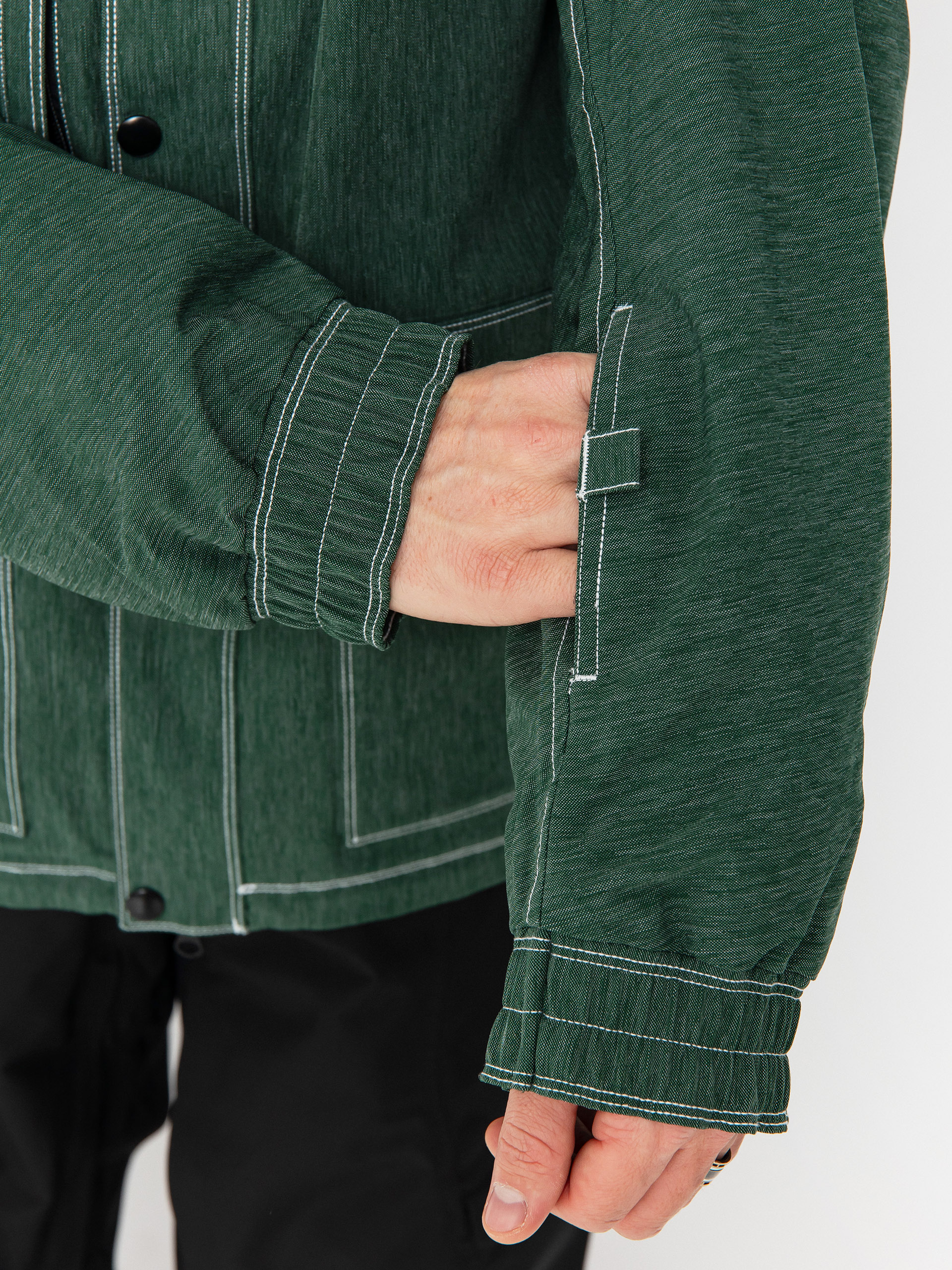Mens 686 Dojo Snowboard jacket (forest green denim)