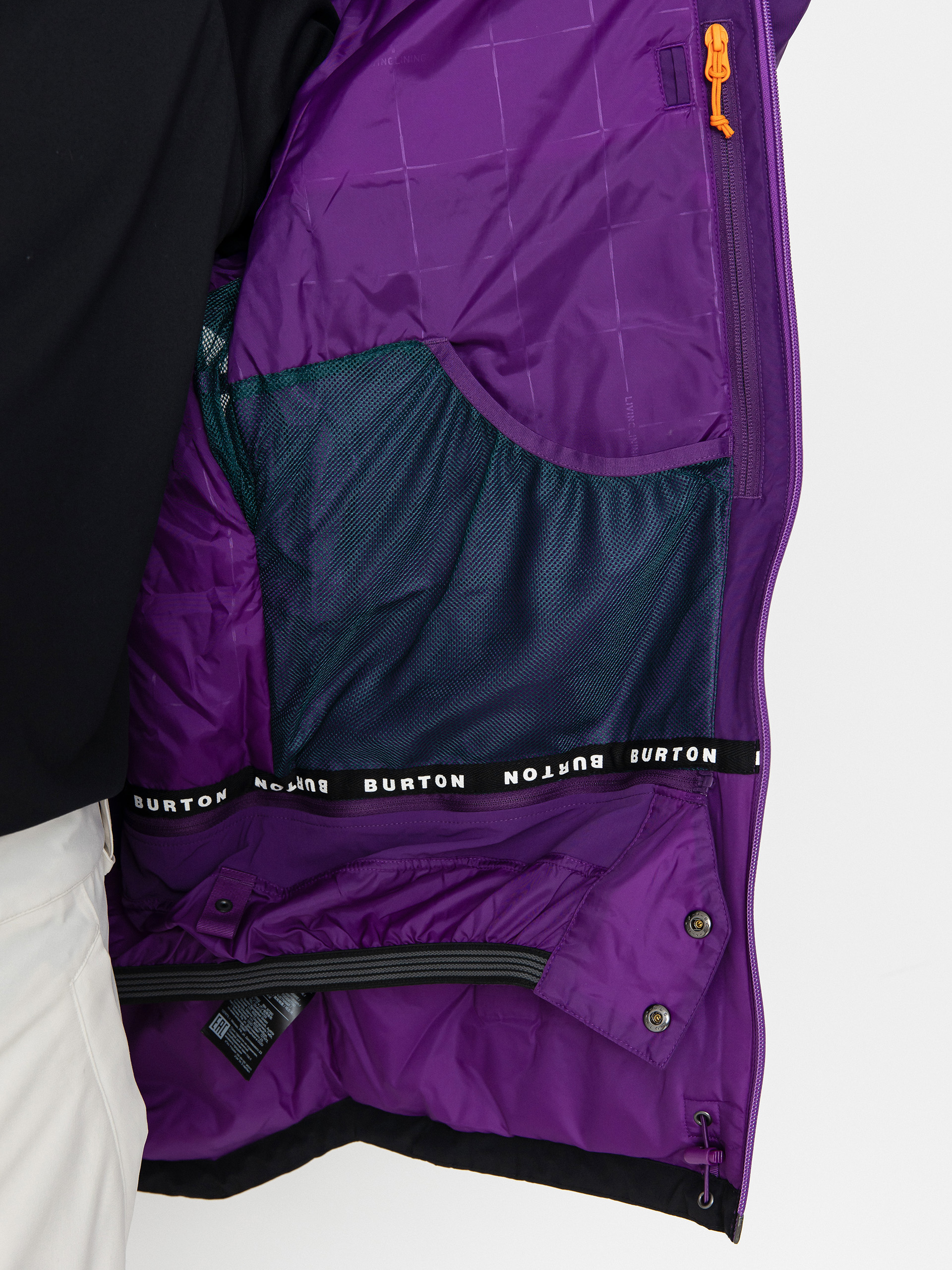 Herren Burton Snowboard Jacke Pillowline Gore Tex (impprl/depemd/trublk)
