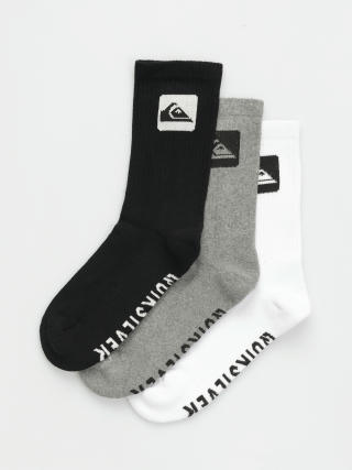 Quiksilver Socks 3 Crew Pack (black/grey/white)