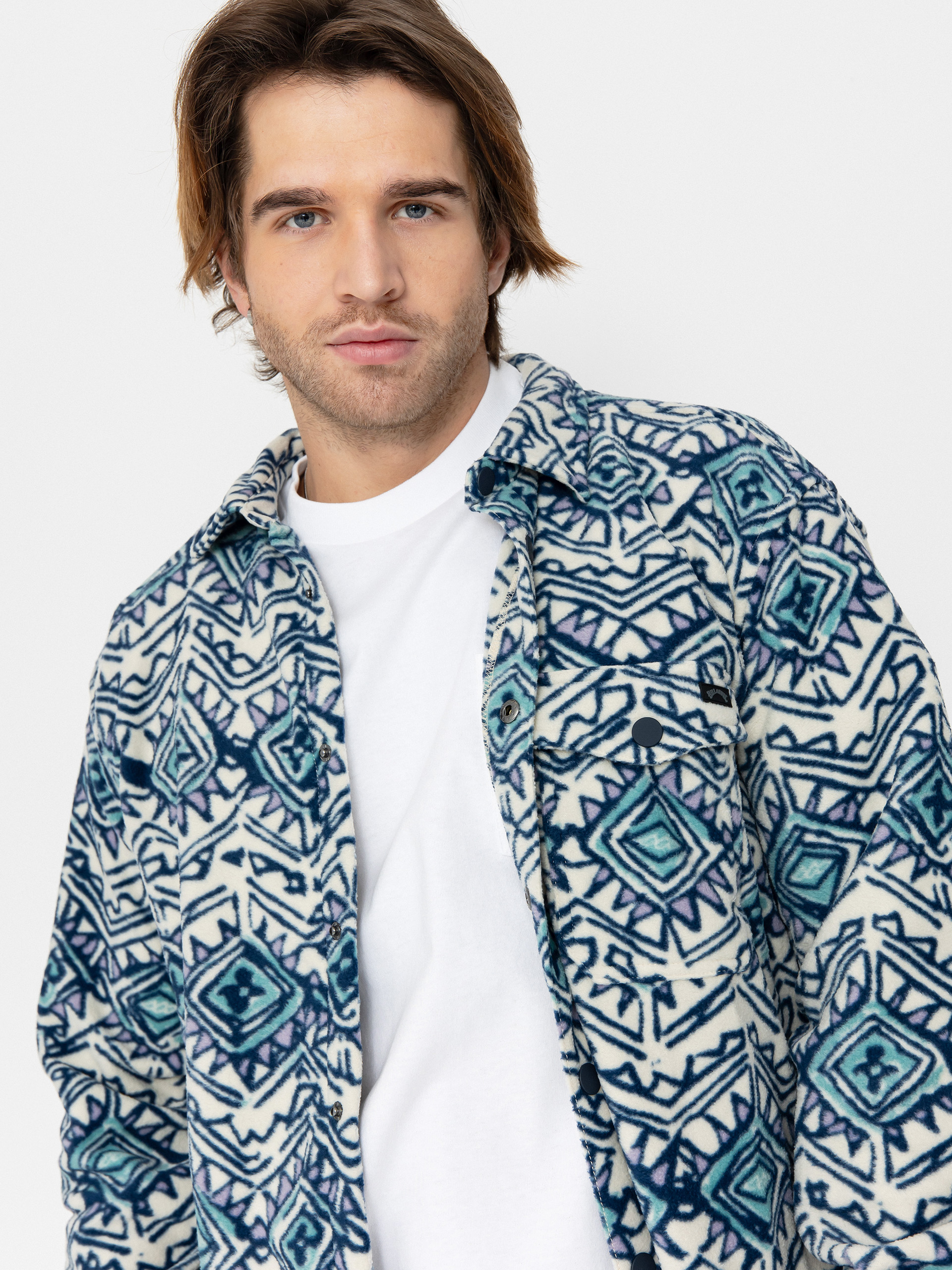 Billabong Furnace Flannel Shirt (slate blue)