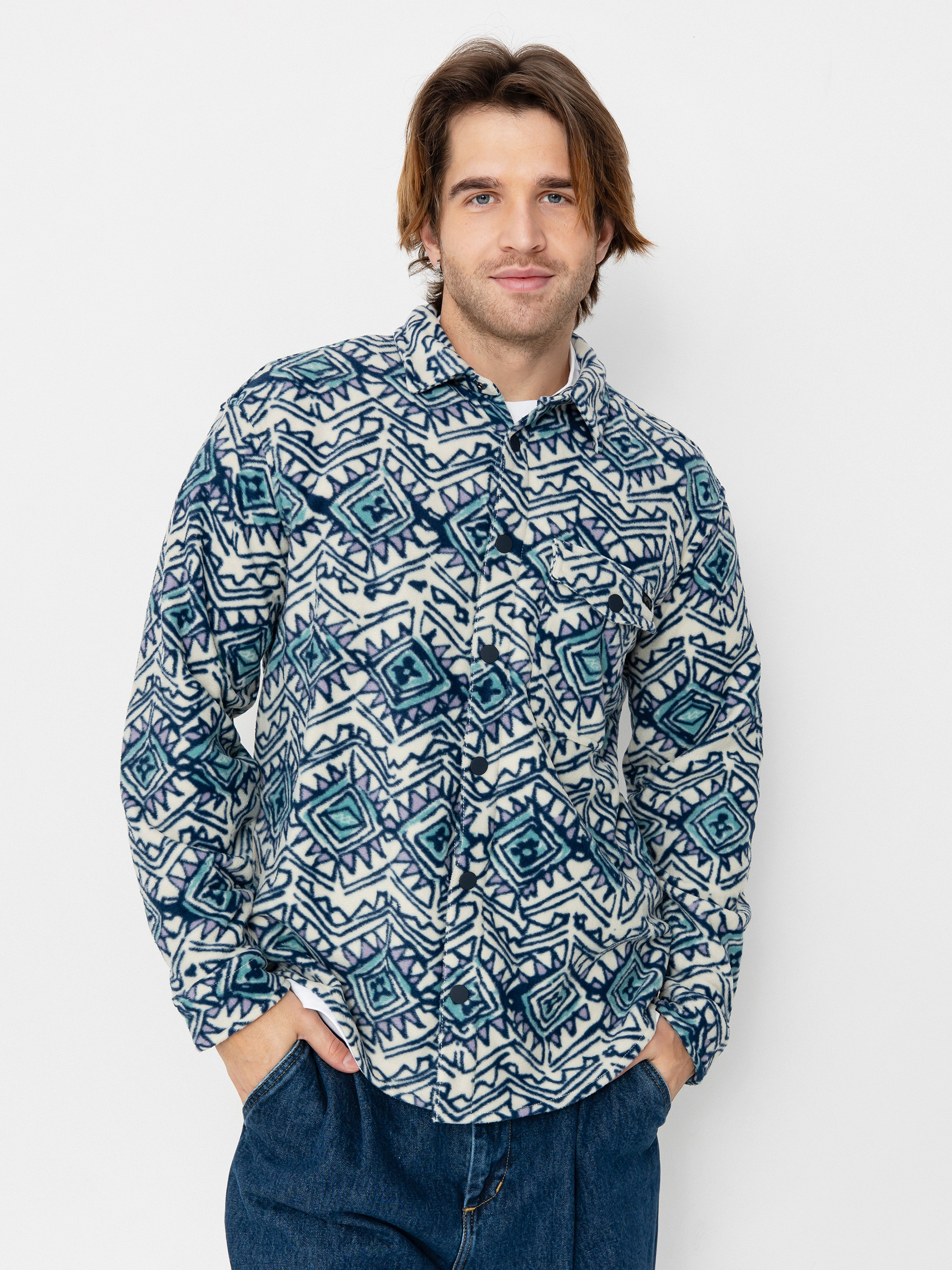 Billabong Furnace Flannel Shirt (slate blue)