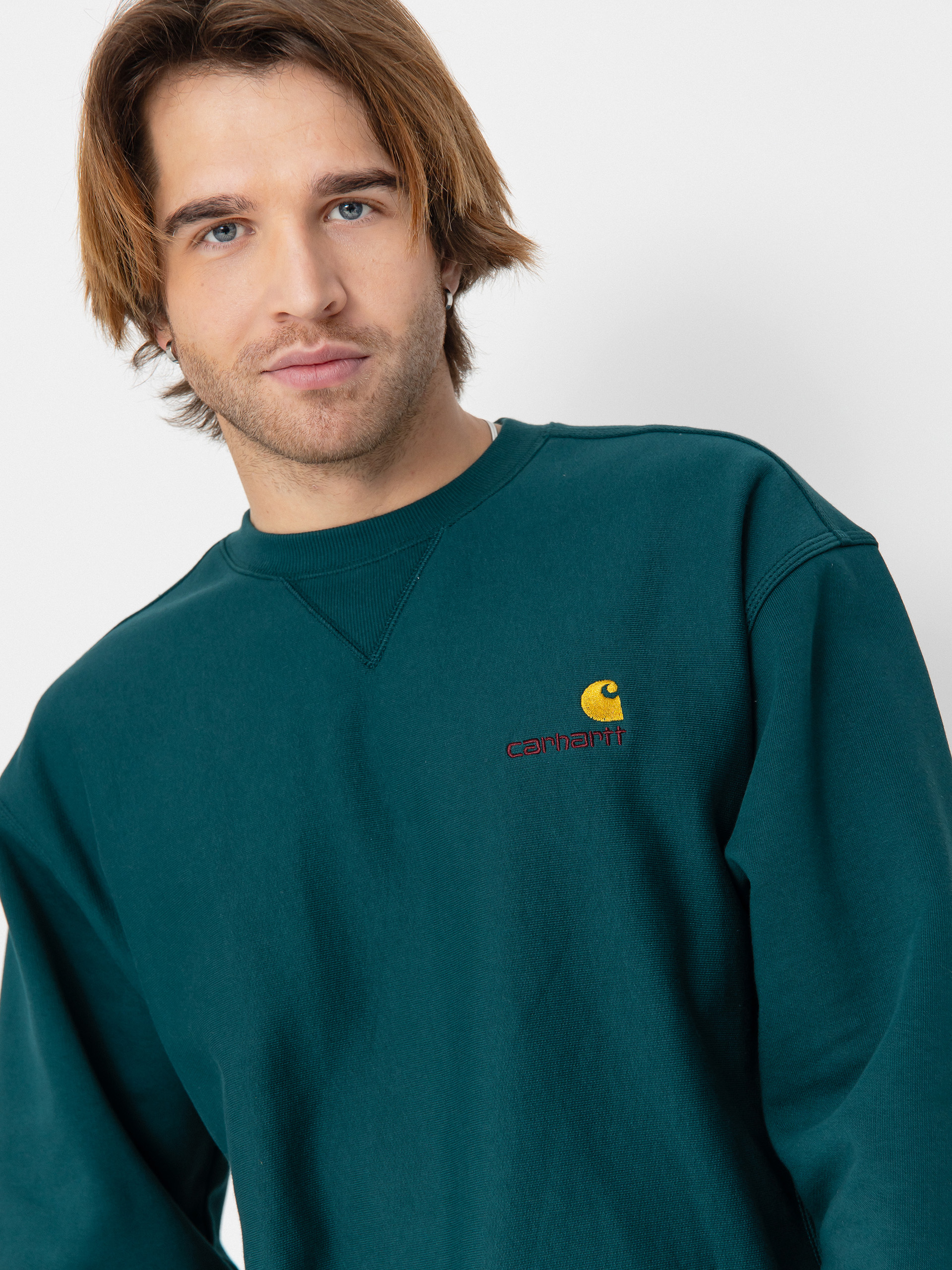 Carhartt WIP Sweatshirt American Script (malachite)
