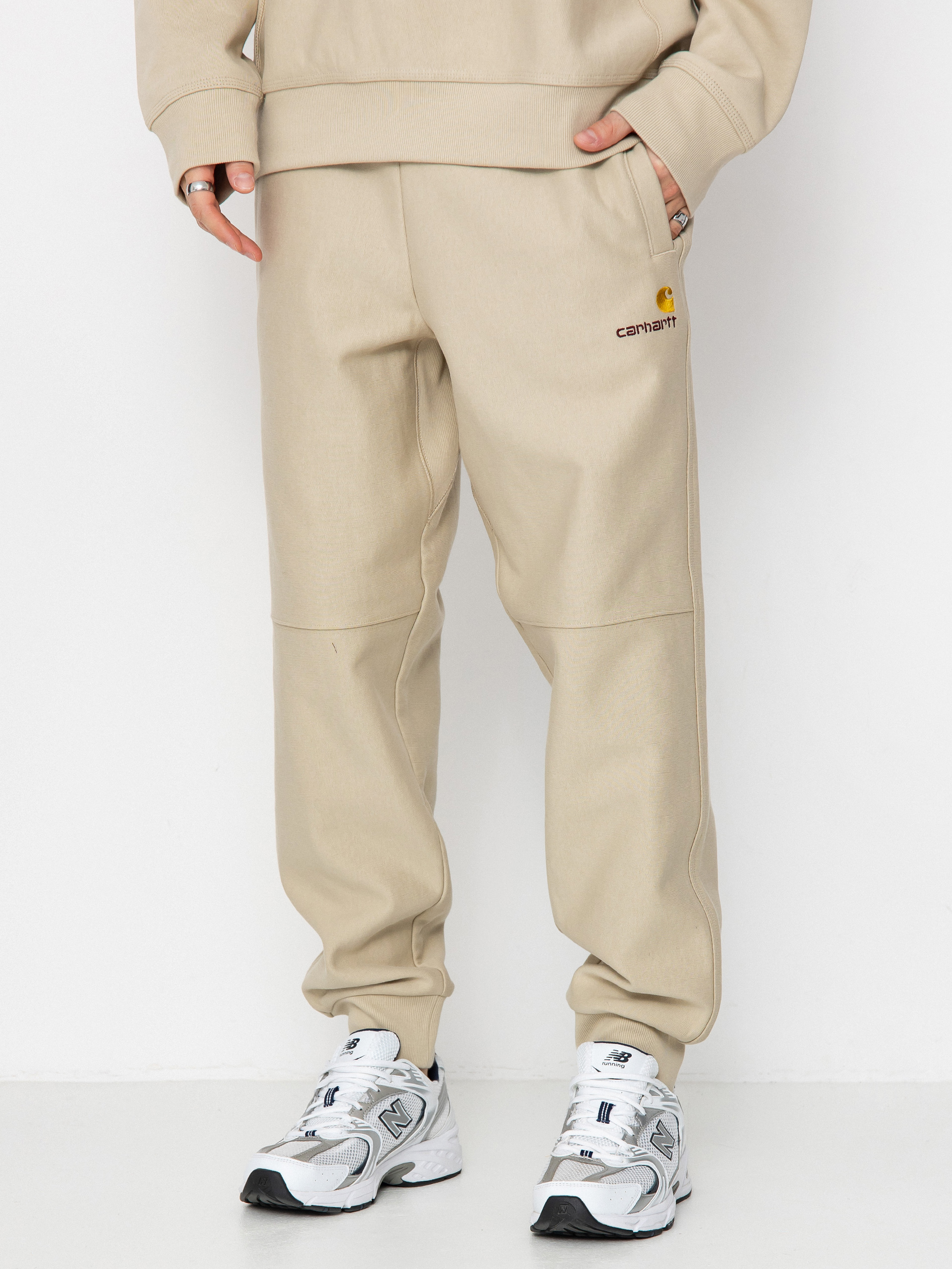 Carhartt WIP Hose American Script Jogging (fleur de sel)