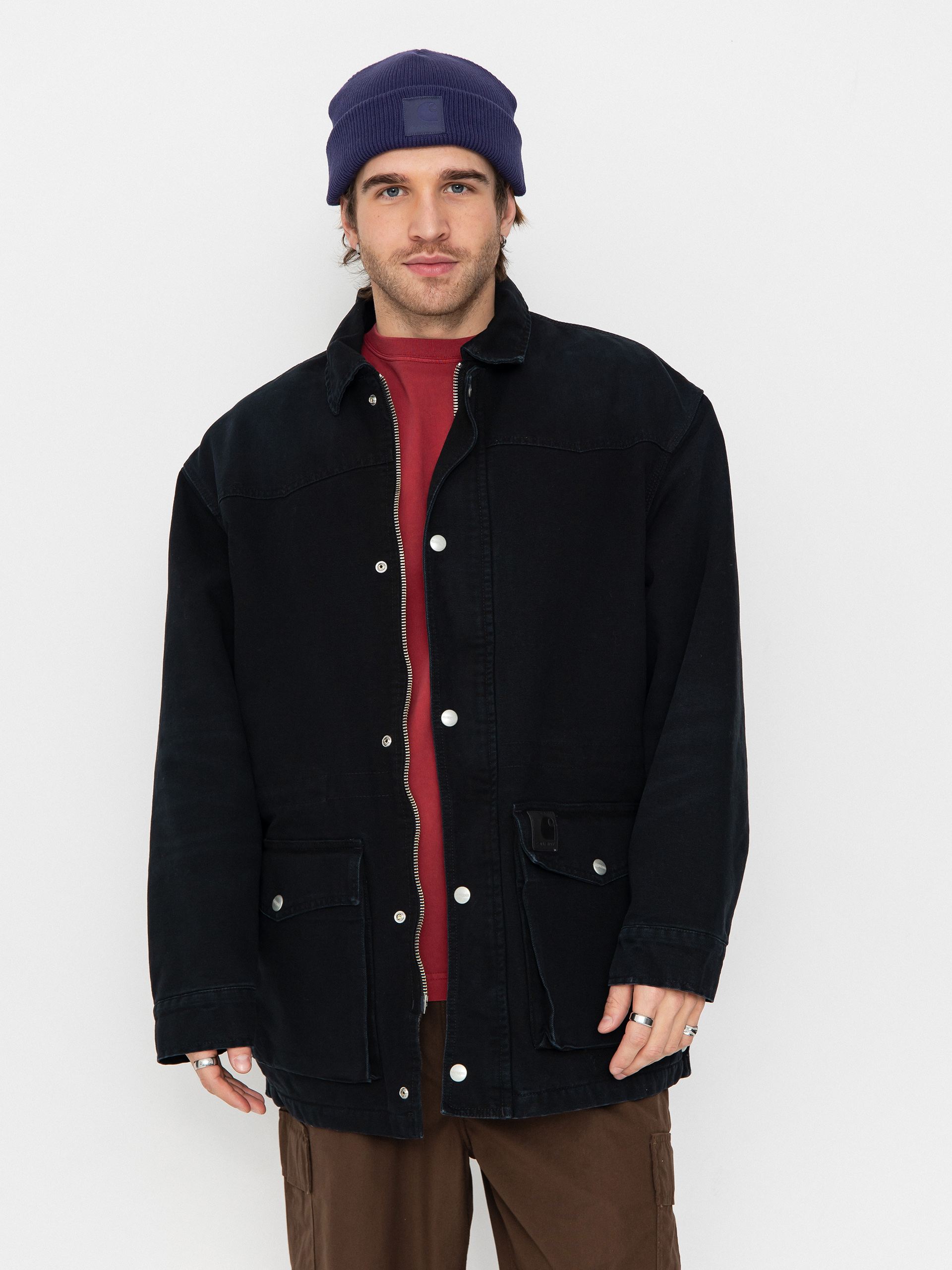 Carhartt WIP Jacke OG Santa Fe Coat (black/black)