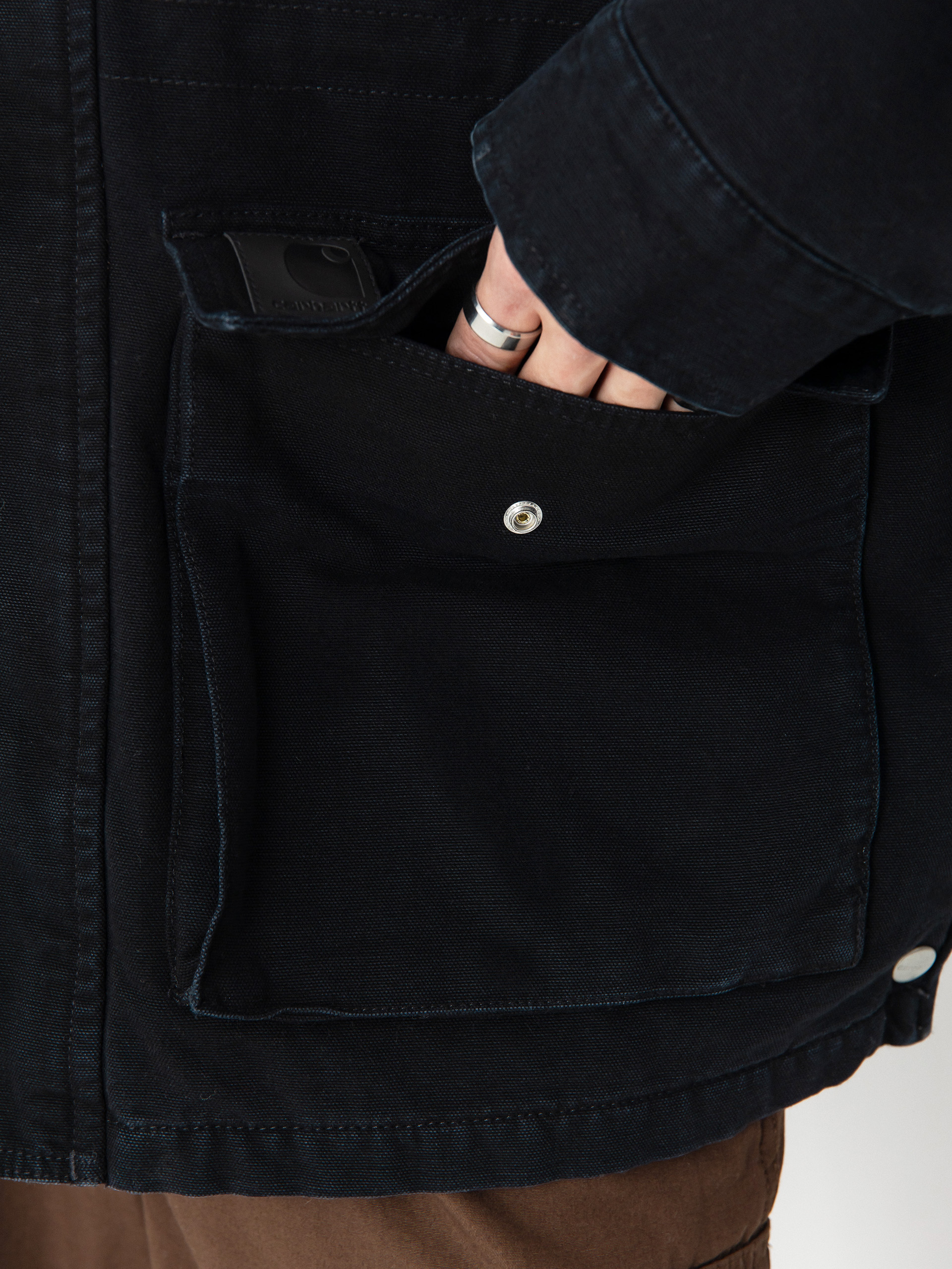 Carhartt WIP Jacket OG Santa Fe Coat (black/black)