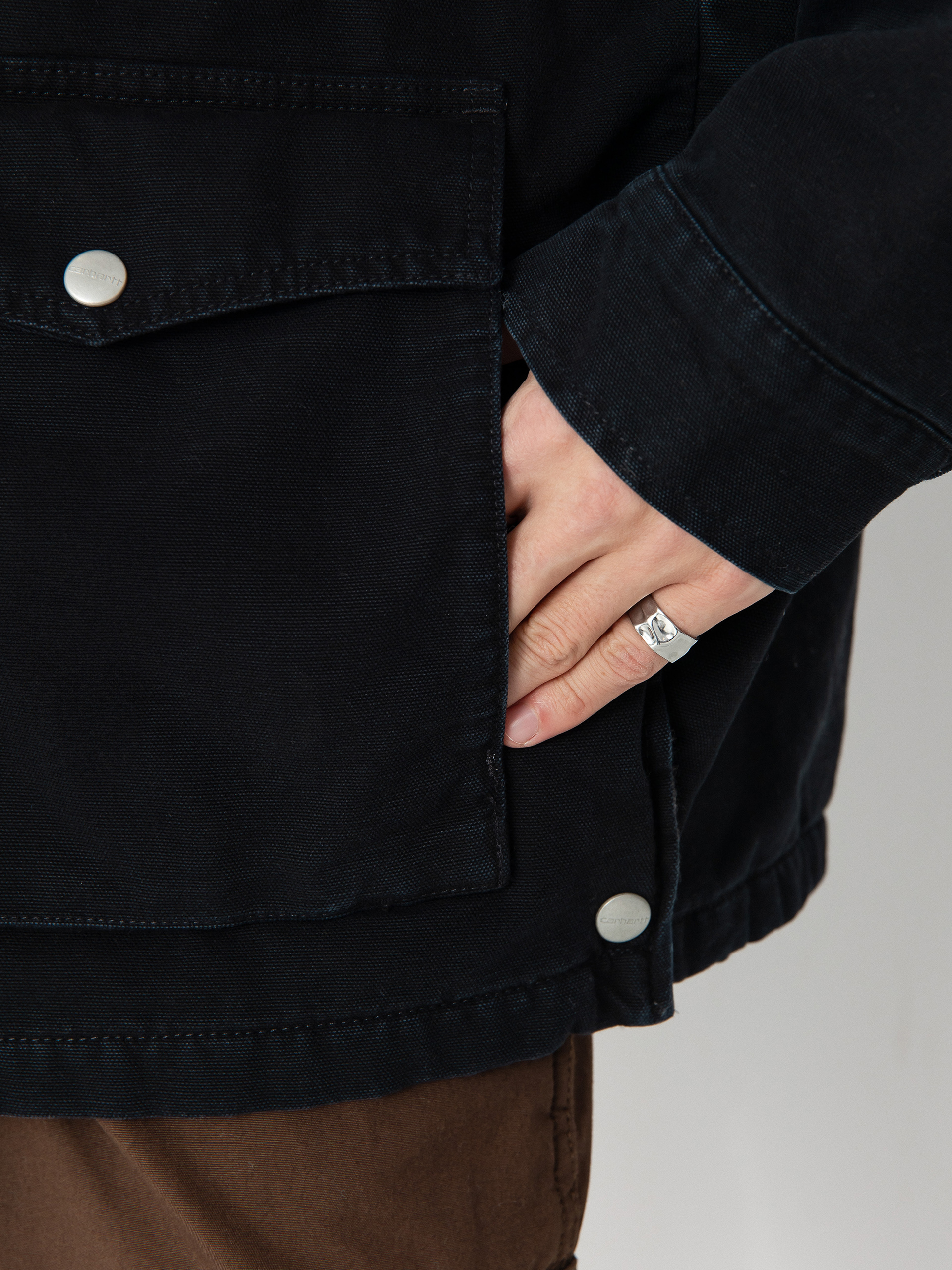 Carhartt WIP Jacke OG Santa Fe Coat (black/black)