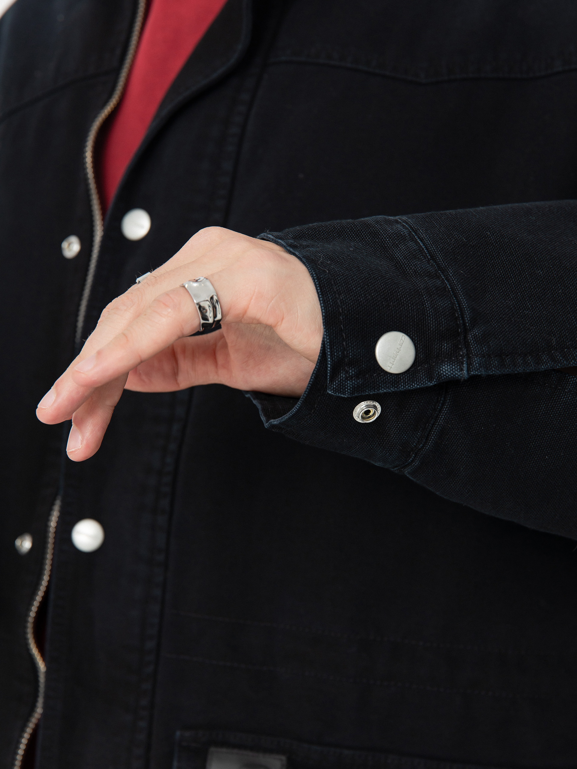 Carhartt WIP Jacket OG Santa Fe Coat (black/black)