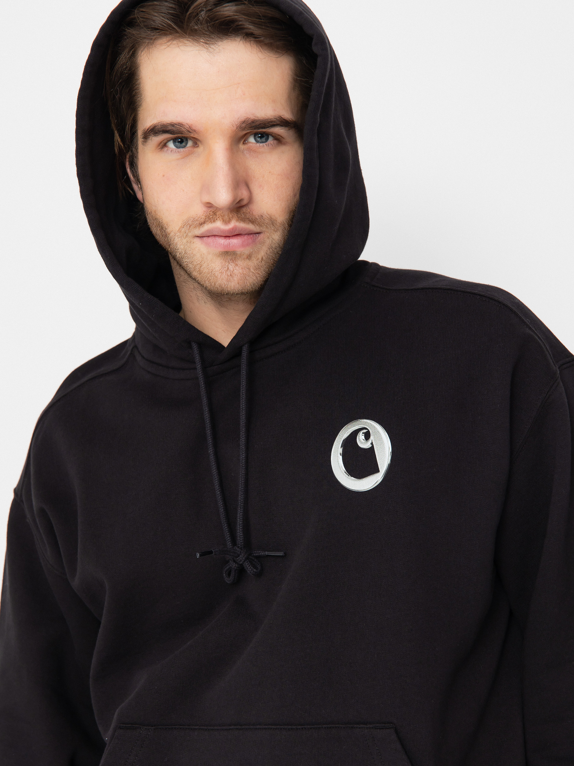 Carhartt WIP Charm Link HD Hoodie (black/silver)