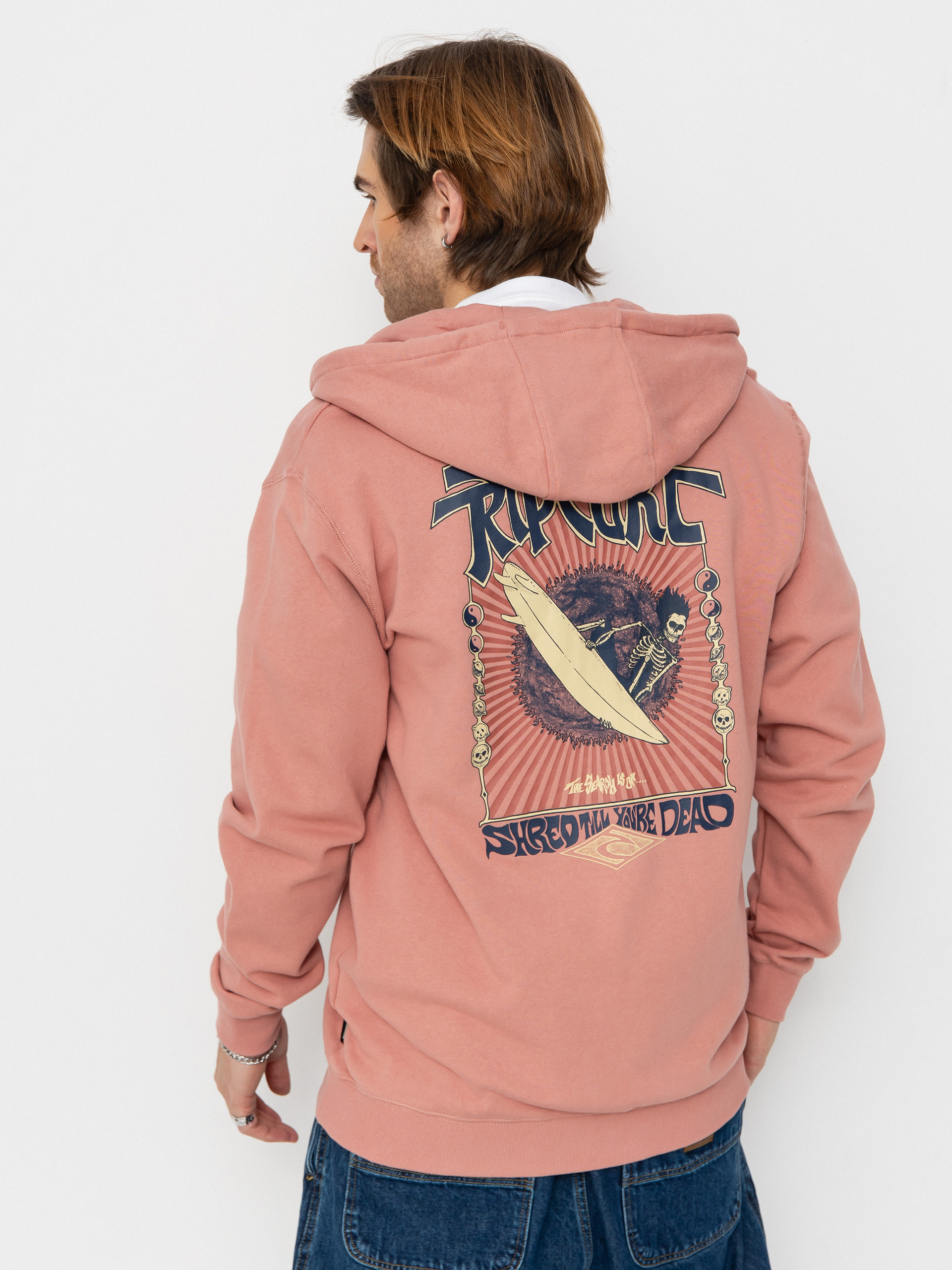 Rip Curl Hoodie Shred Till Dead HD (mushroom)