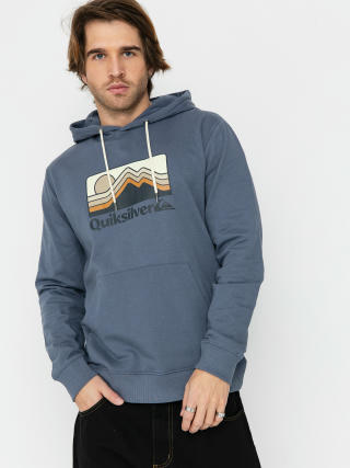 Quiksilver Qs Gradient Mountains HD Hoodie (flint stone)