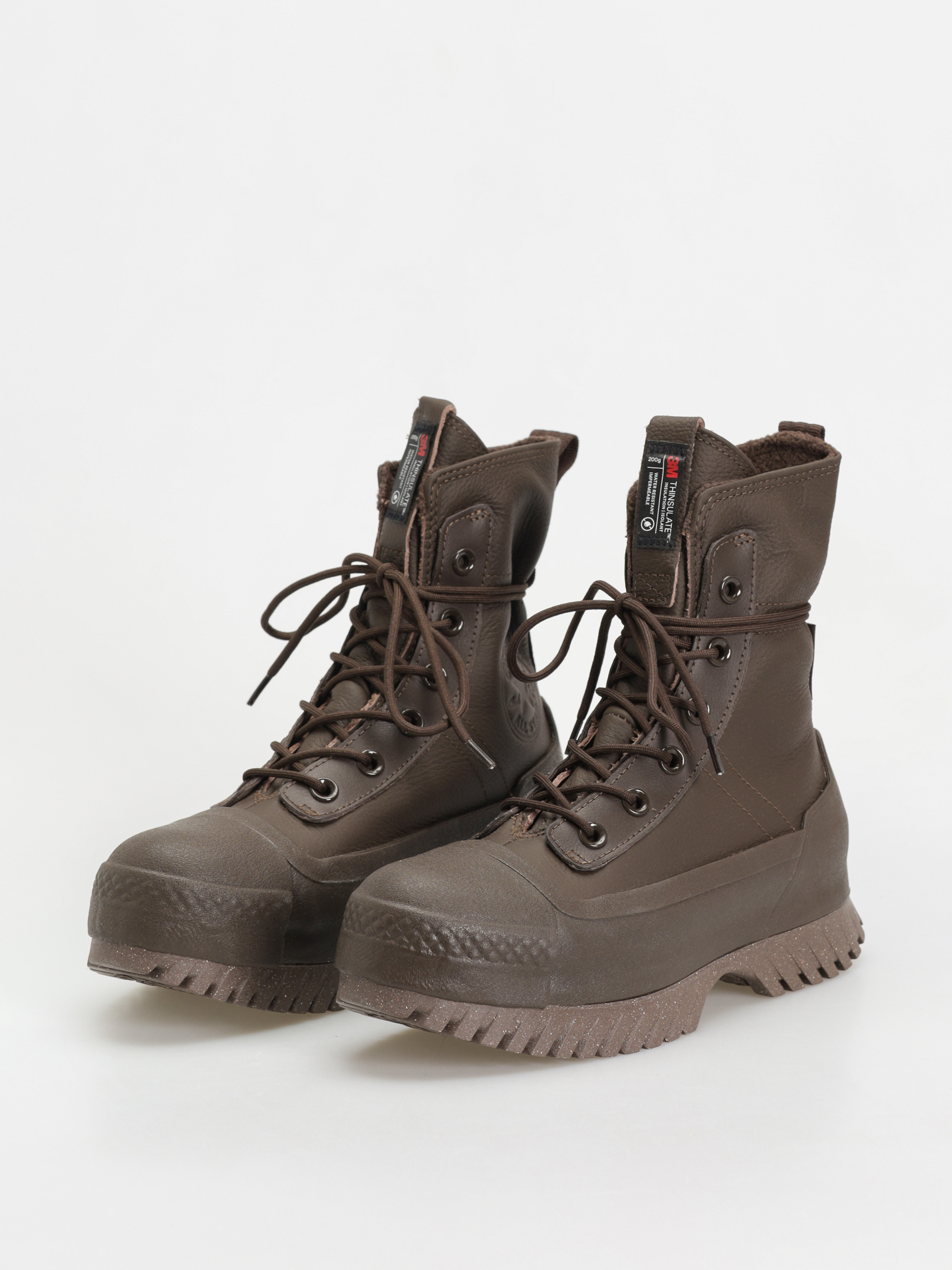 Converse Chuck Taylor All Star Lugged 2.0 XHI Waterproof Leather Platform Shoes (fresh brew/fresh brew/black)