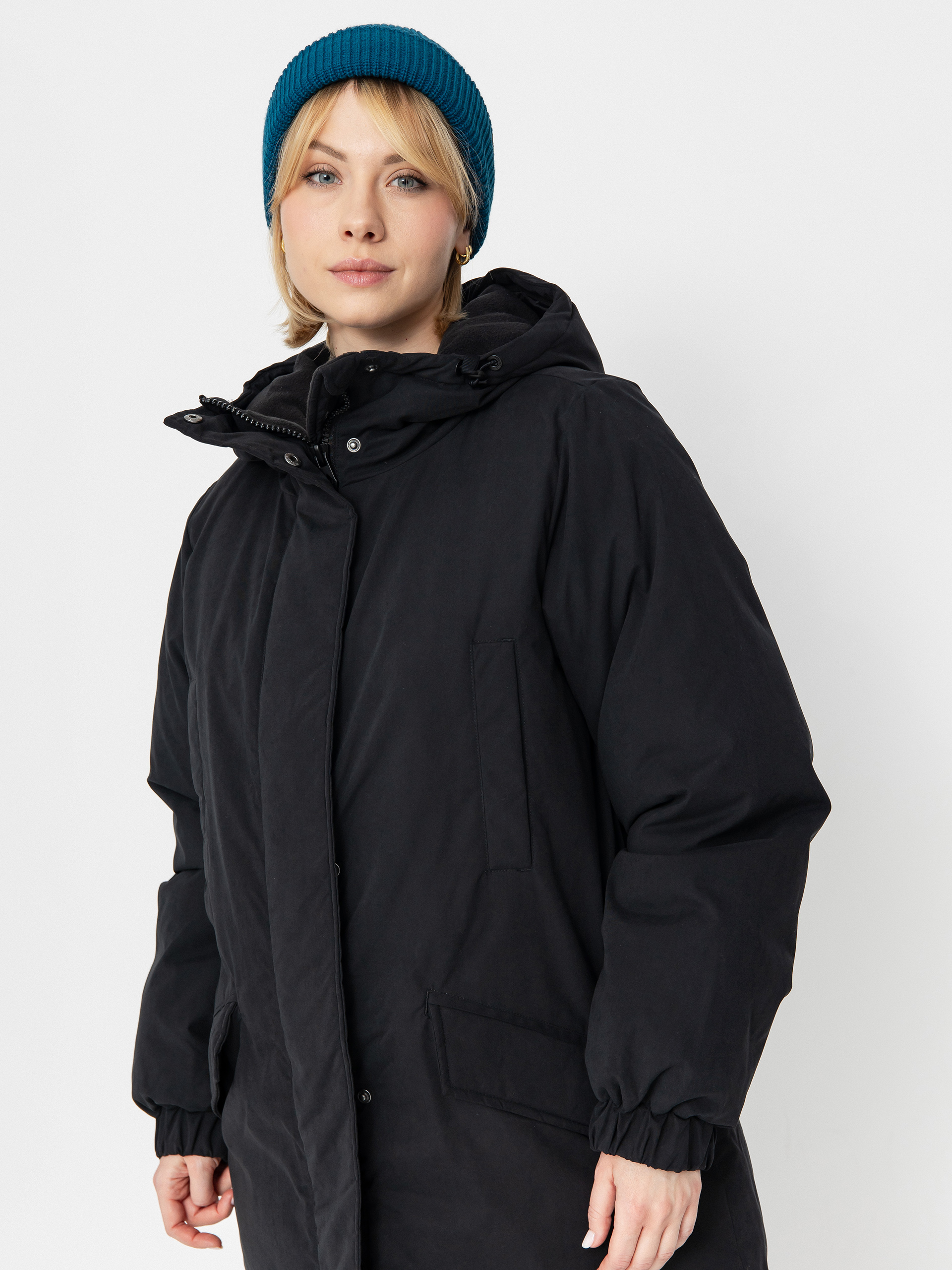 Volcom Sleepi Puff Up Parka Jacket Wmn (black)