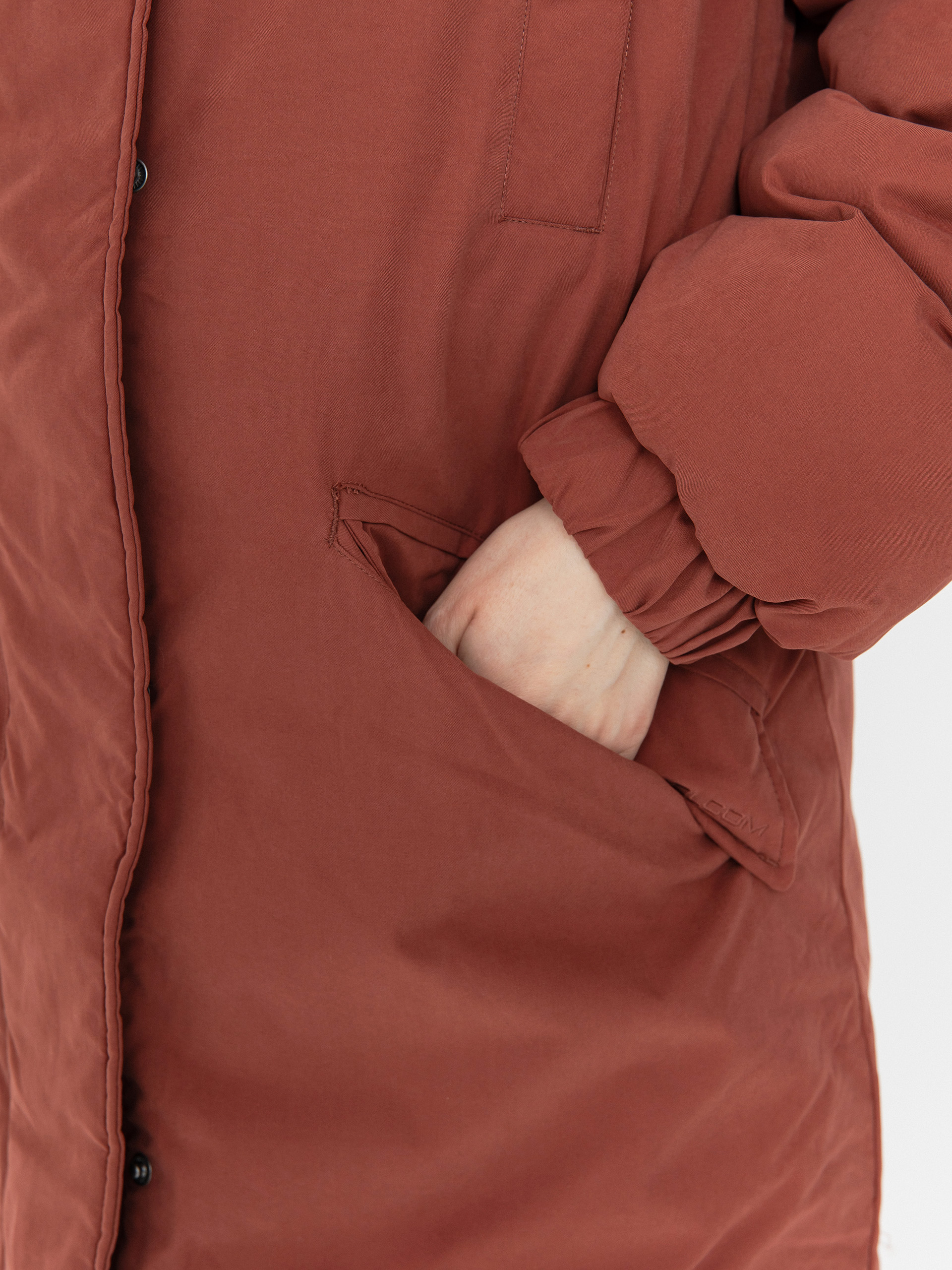 Volcom Sleepi Puff Up Parka Jacket Wmn (chestnut brown)