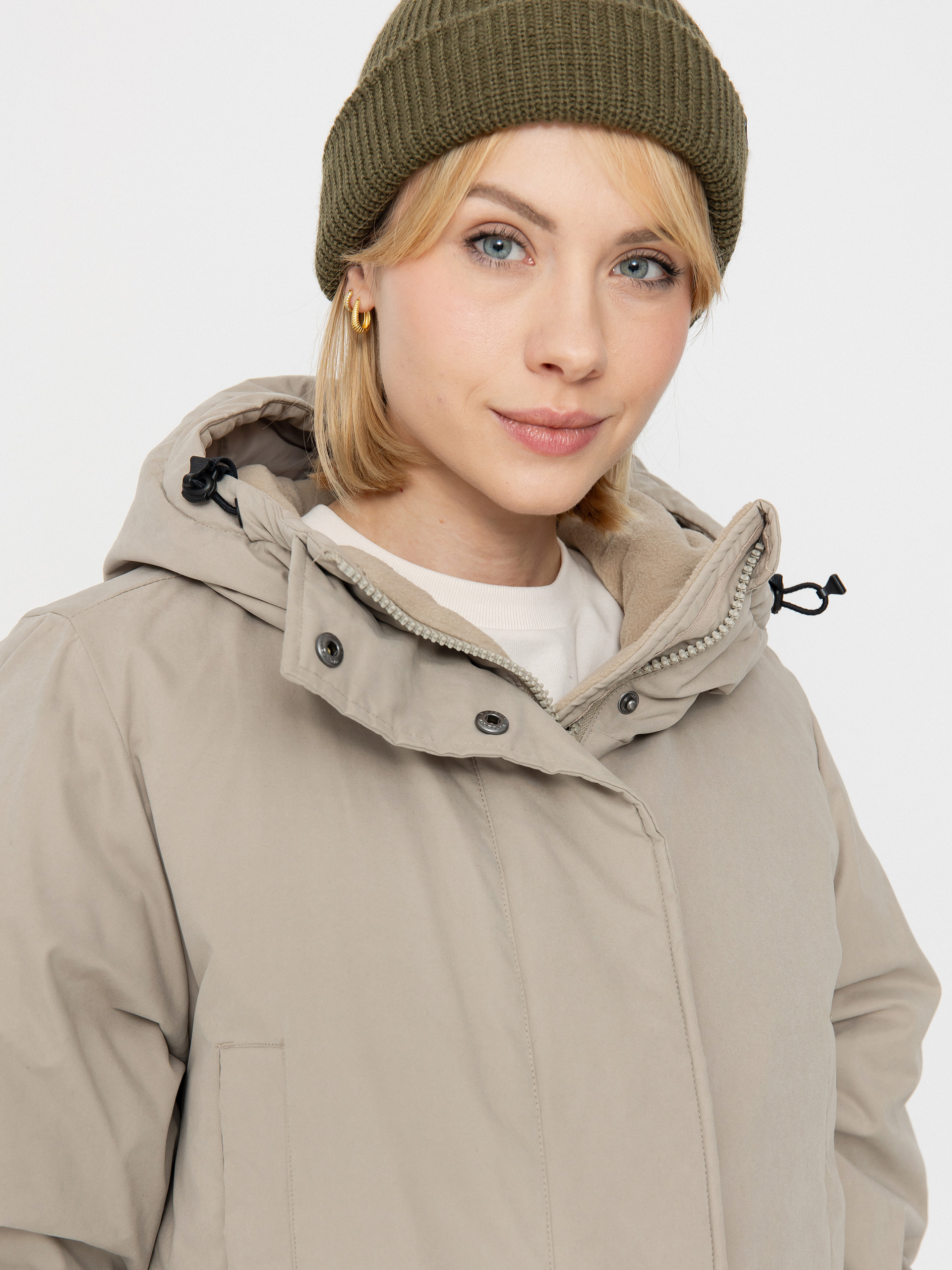 Volcom Sleepi Puff Up Parka Jacke Wmn (light khaki)