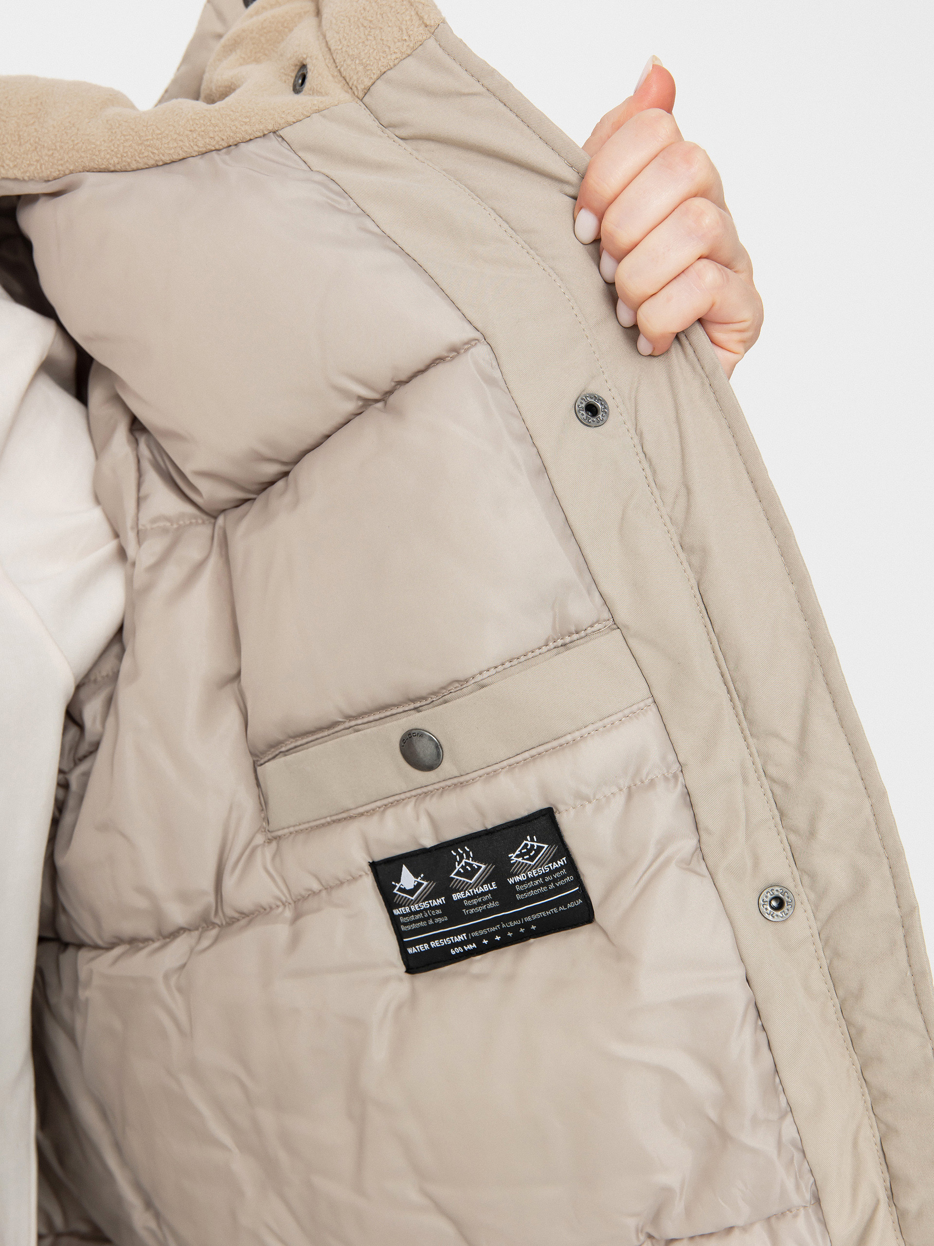 Volcom Sleepi Puff Up Parka Jacke Wmn (light khaki)