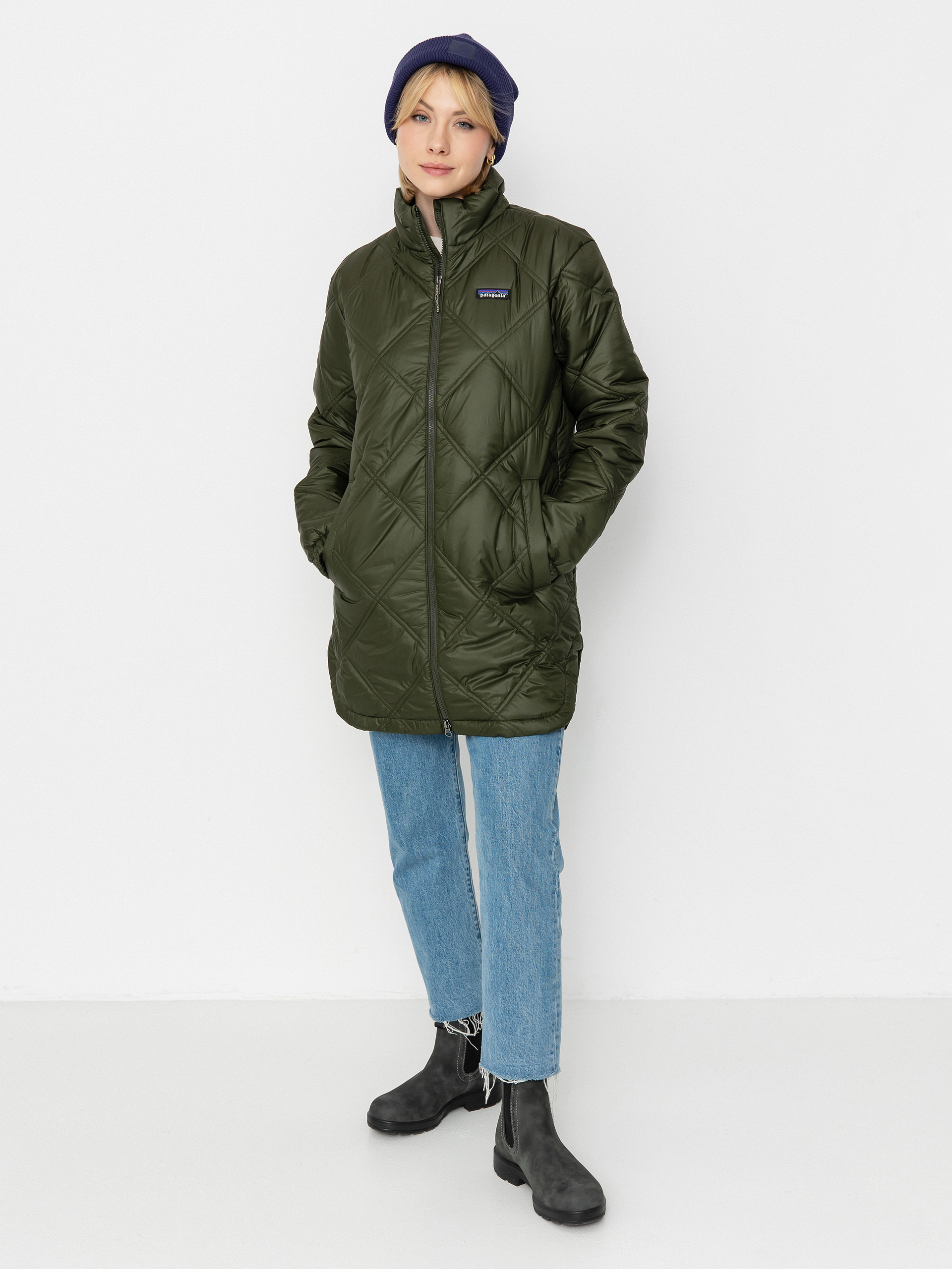 Patagonia Pine Bank Insulated Parka Wmn Jacke (pine needle green)