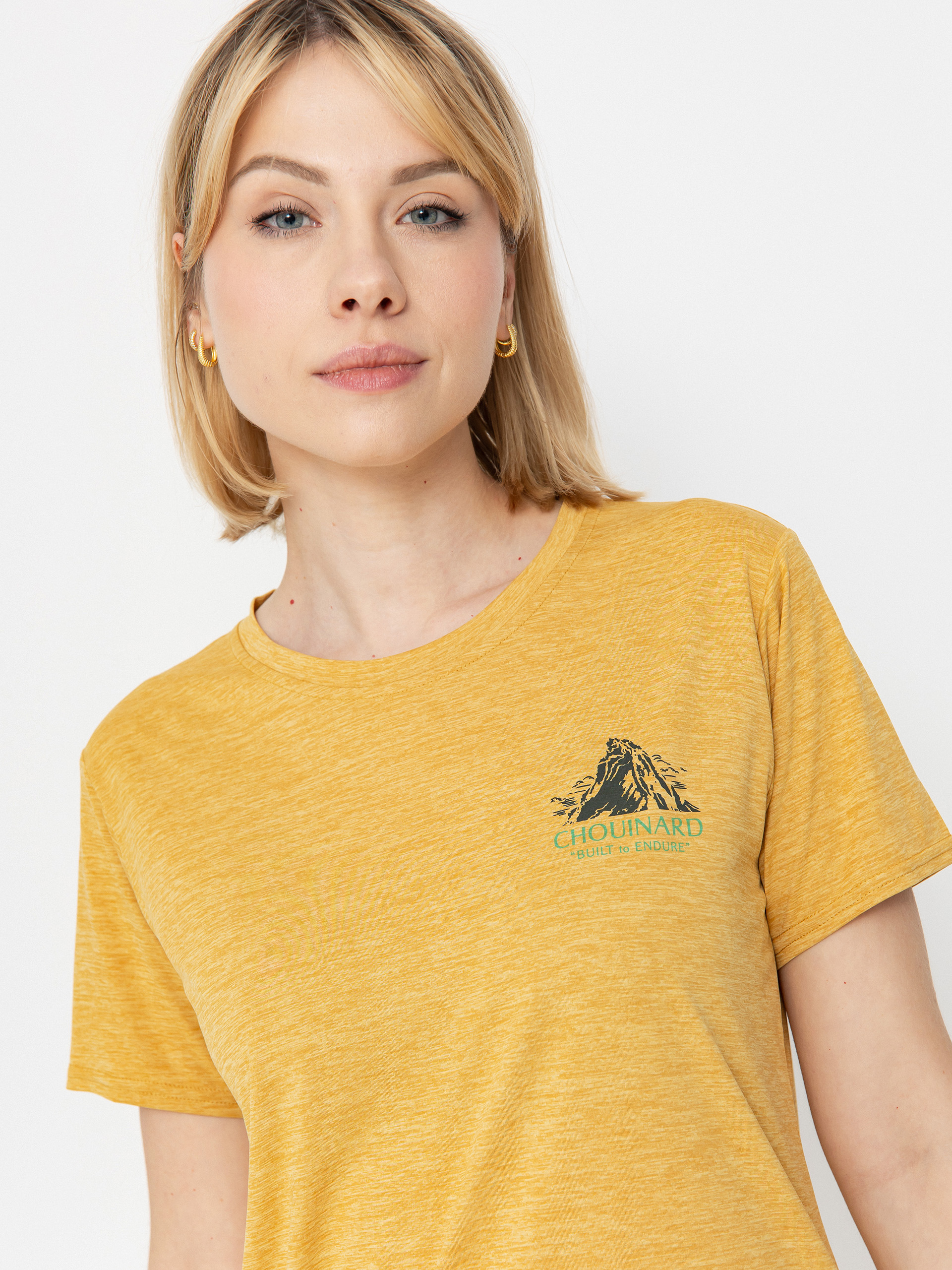Patagonia T-Shirt Cap Cool Daily Graphic Lands Wmn (chouinard crest beeswax tan x dye)