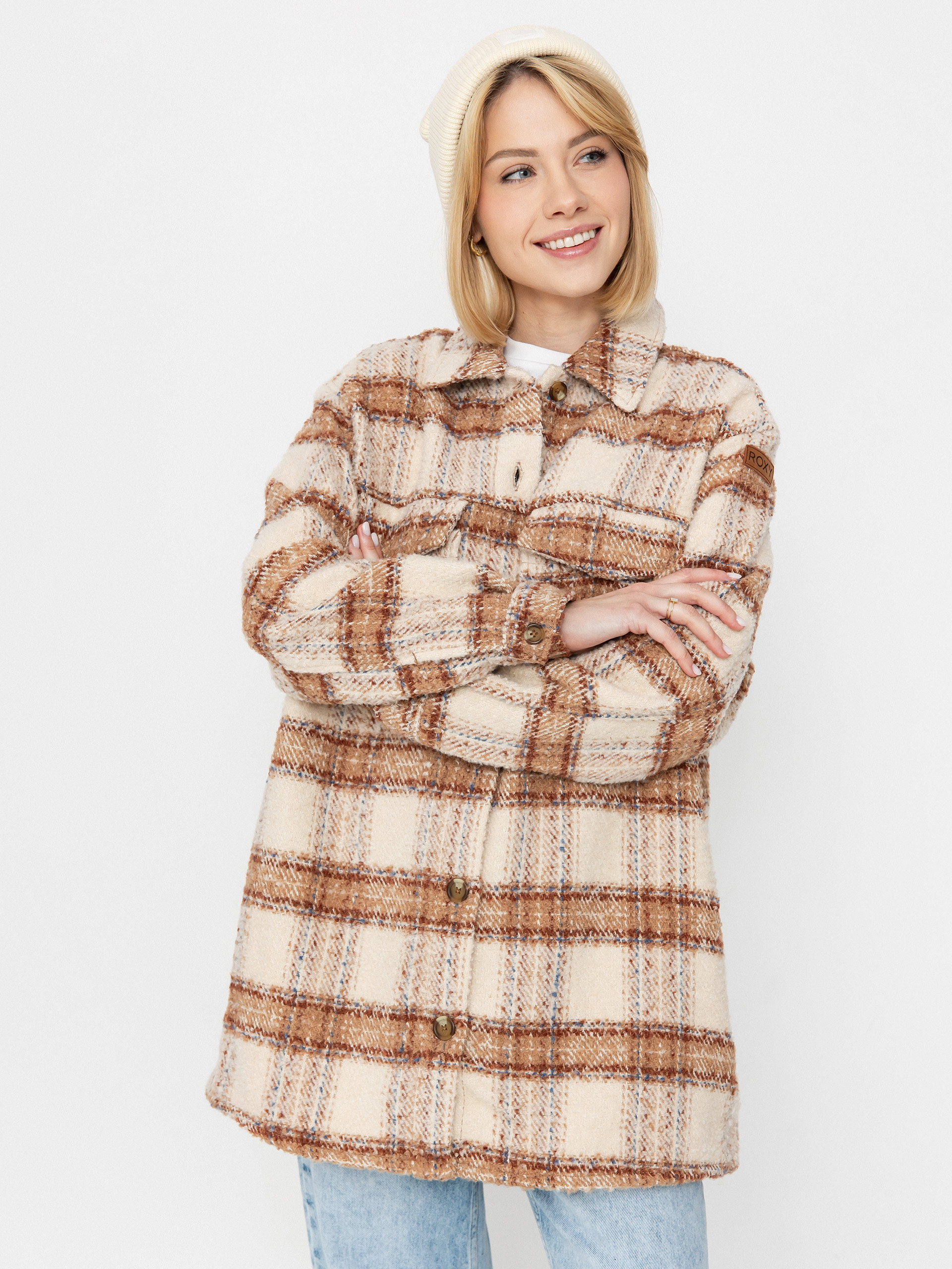 Roxy Check The Swel III Wmn Shirt (parchement paradise)