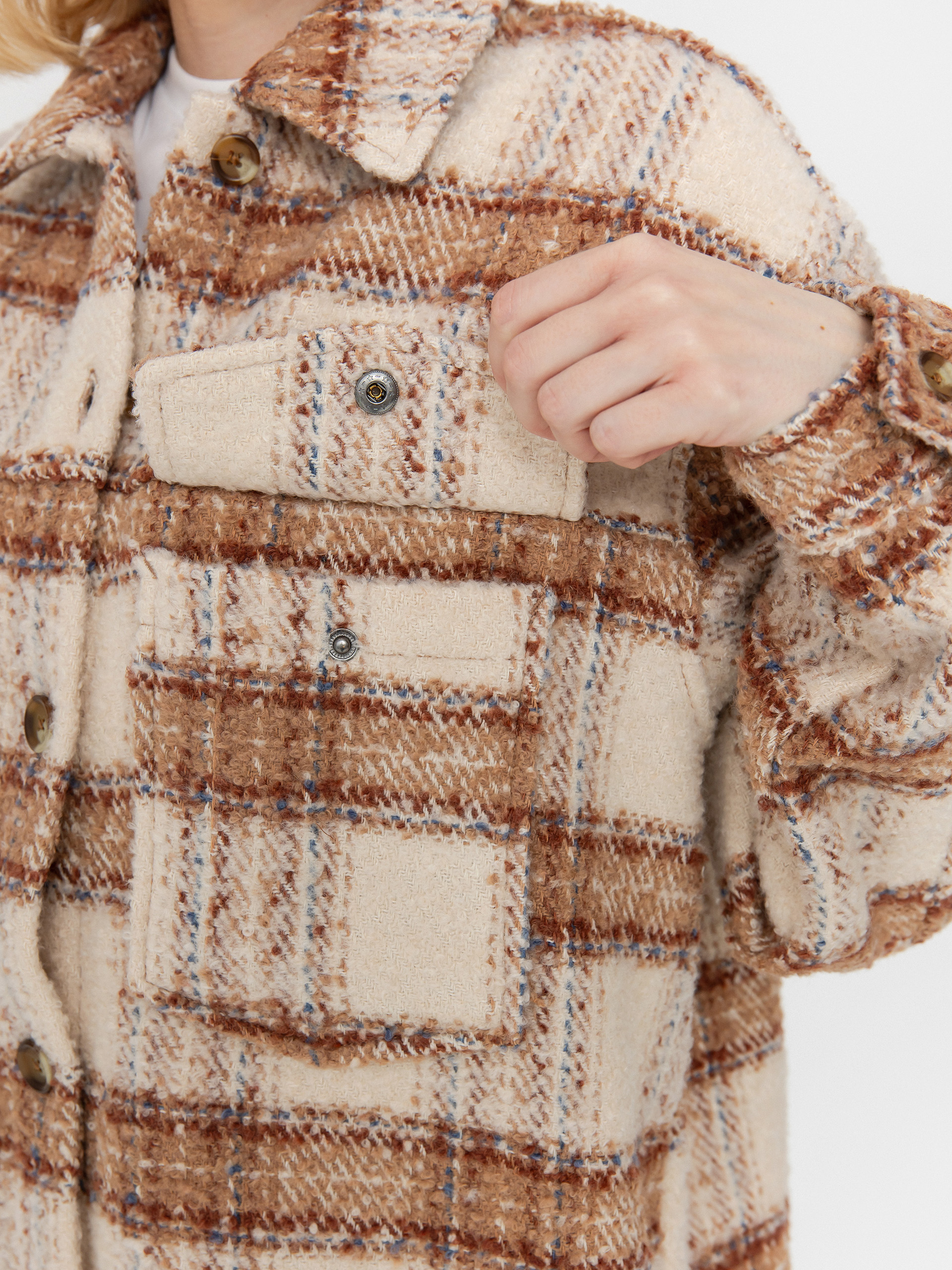 Roxy Check The Swel III Wmn Shirt (parchement paradise)