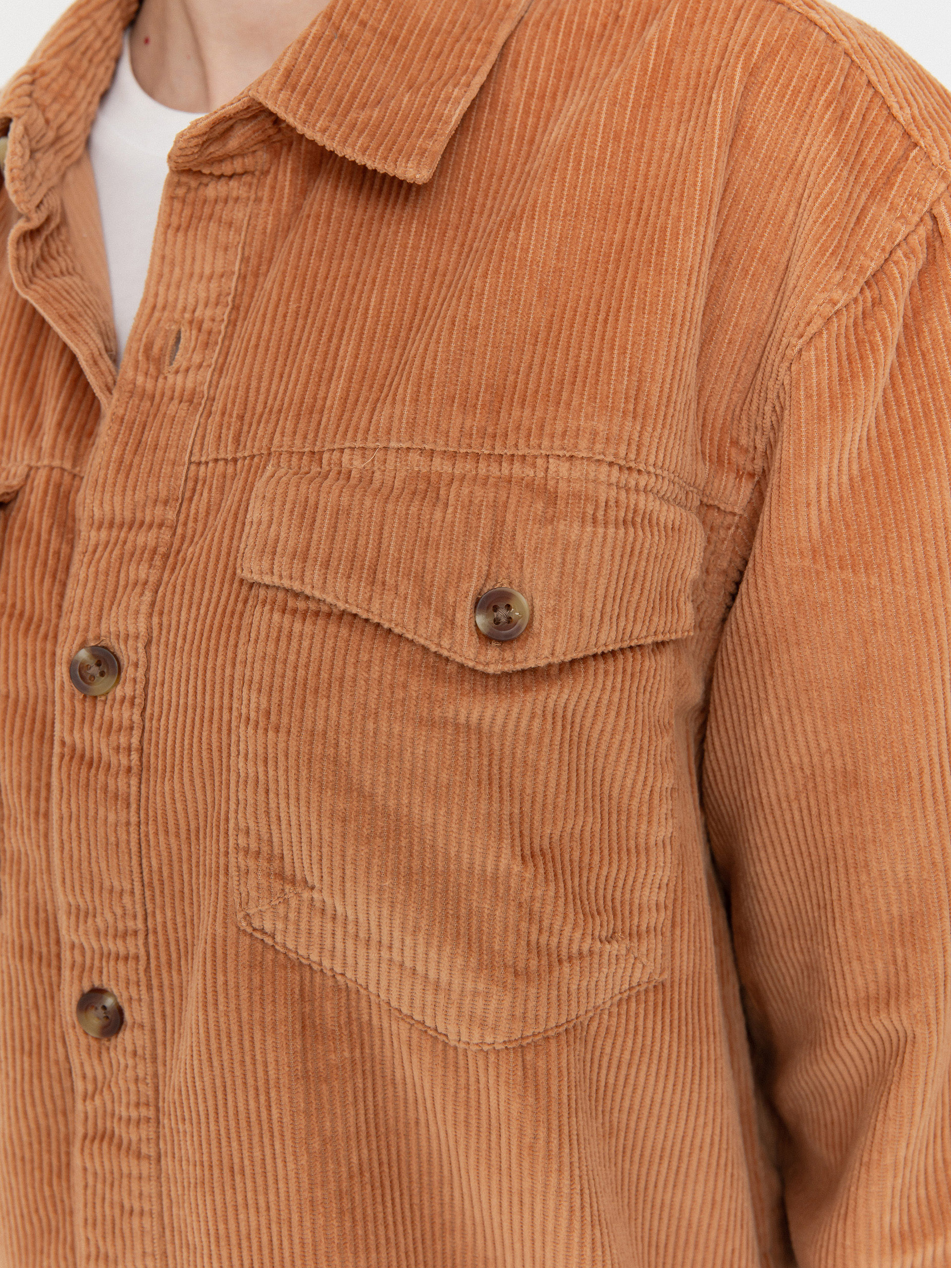 Roxy Let It Go Cord Wmn Shirt (camel)