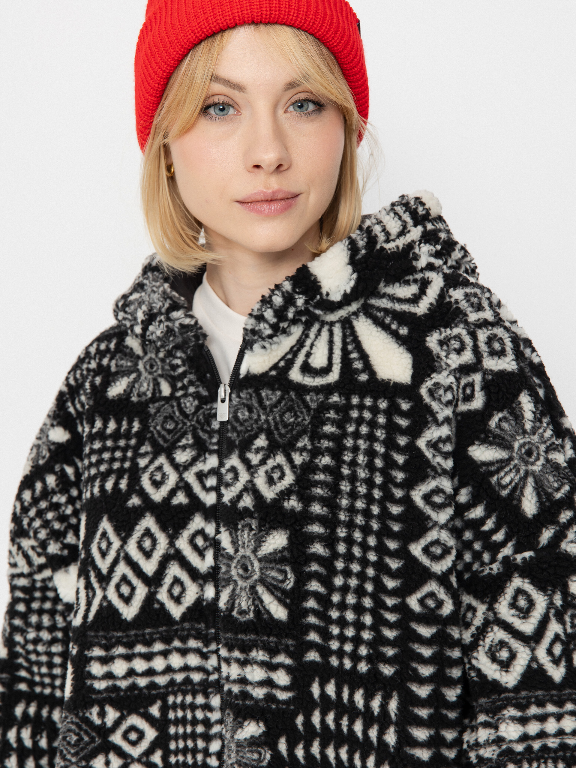 Womens Roxy Obsessed With You Fleece  (phantom mo rockin vibes polar)