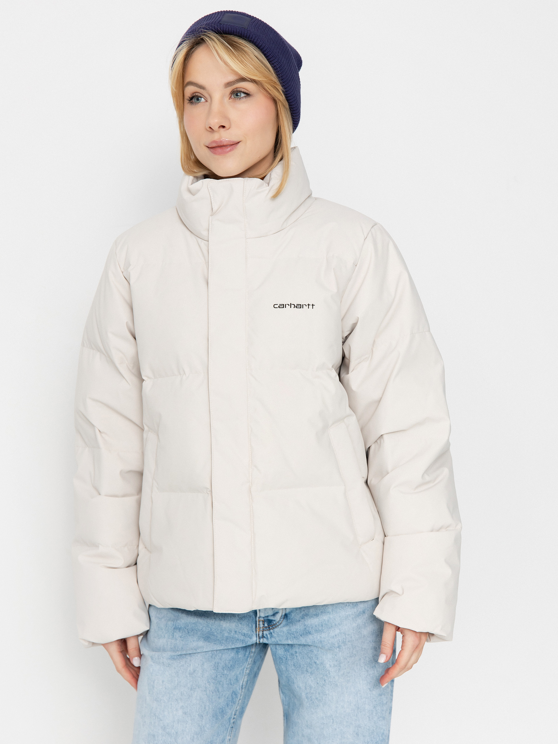 Carhartt WIP Jacket Yanie Wmn - white (moonbeam/black)