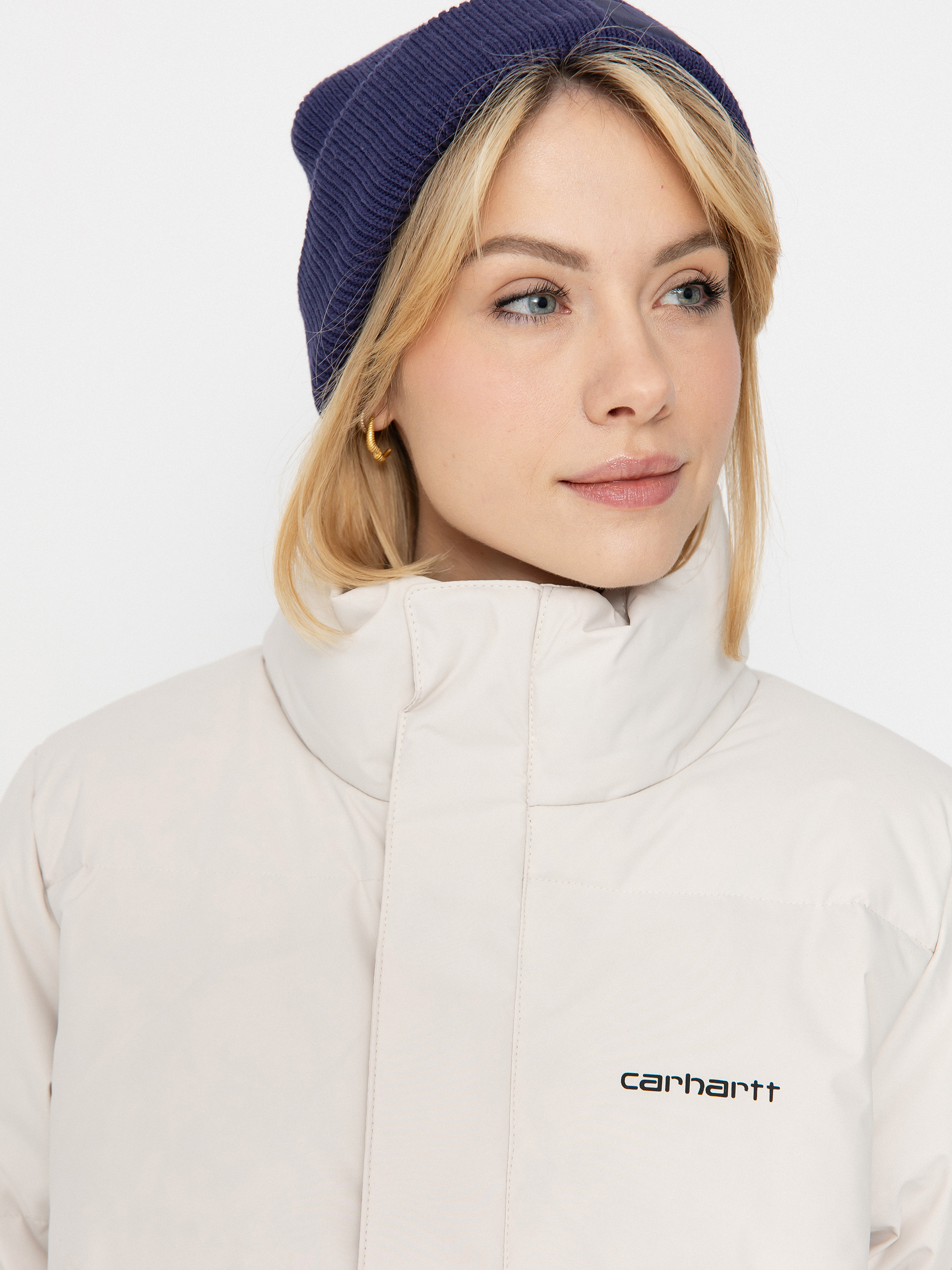 Carhartt WIP Jacket Yanie Wmn - white (moonbeam/black)