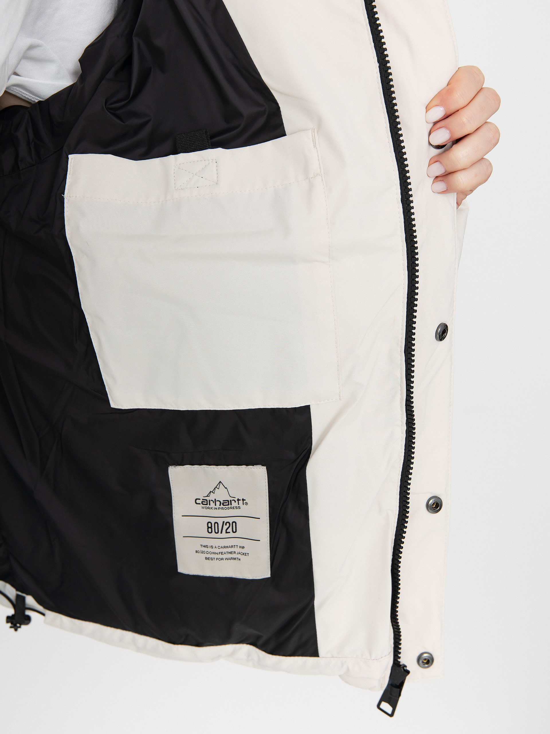 Carhartt WIP Jacket Yanie Wmn (moonbeam/black)