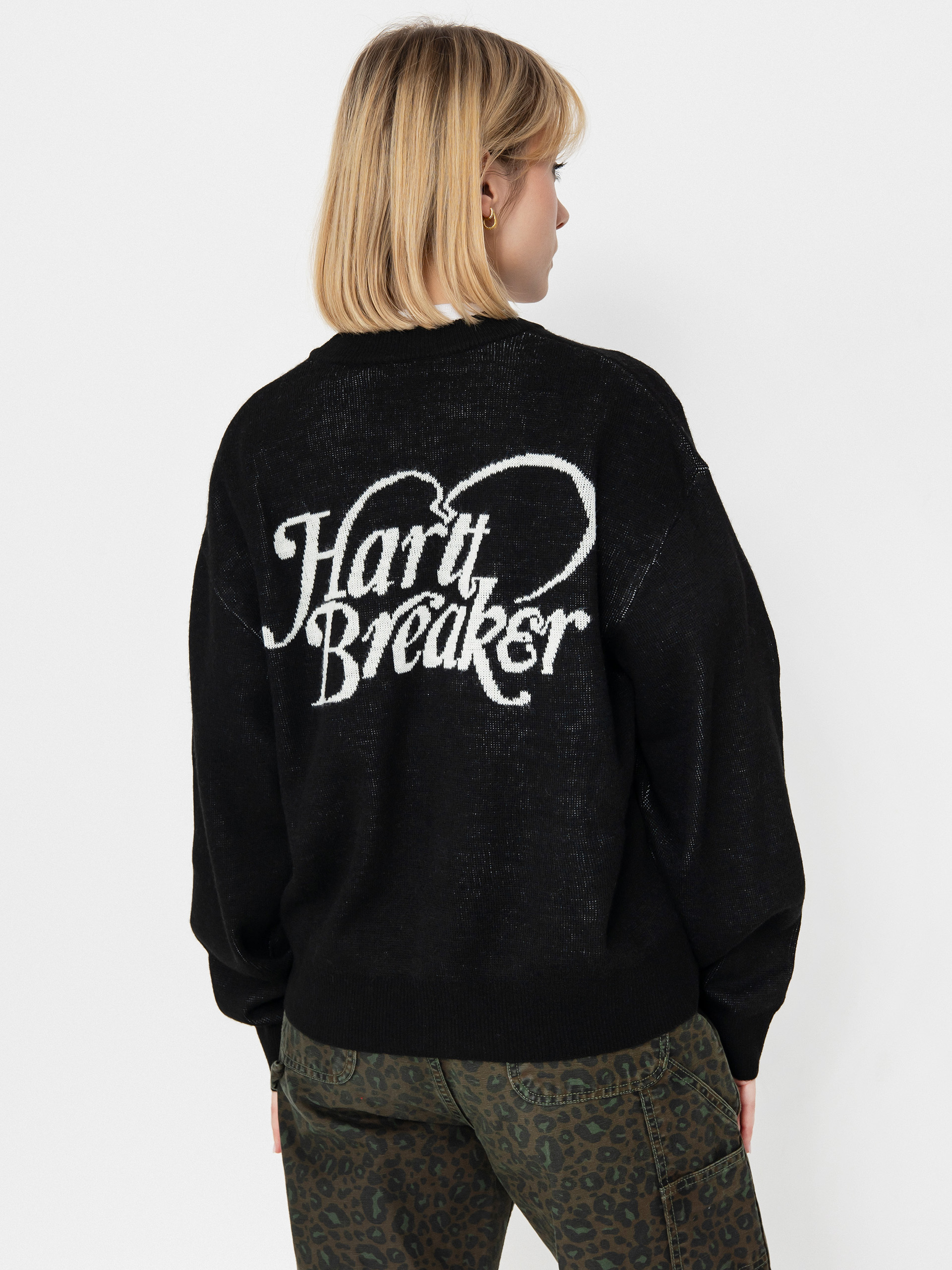 Carhartt WIP Harttbreaker Cardigan Wmn Sweater - black