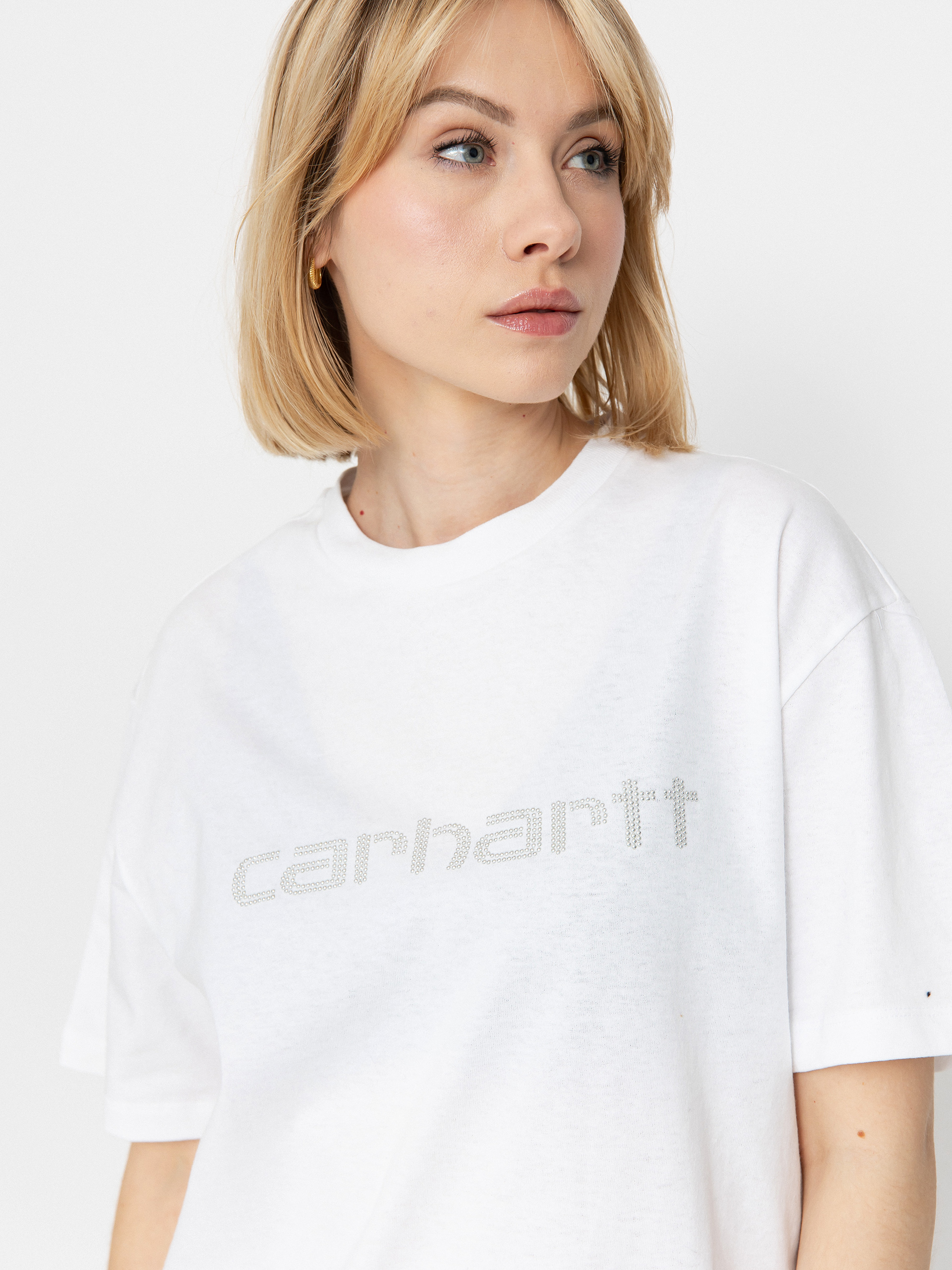 Carhartt WIP Rivet Script Wmn T-Shirt (white/silver)