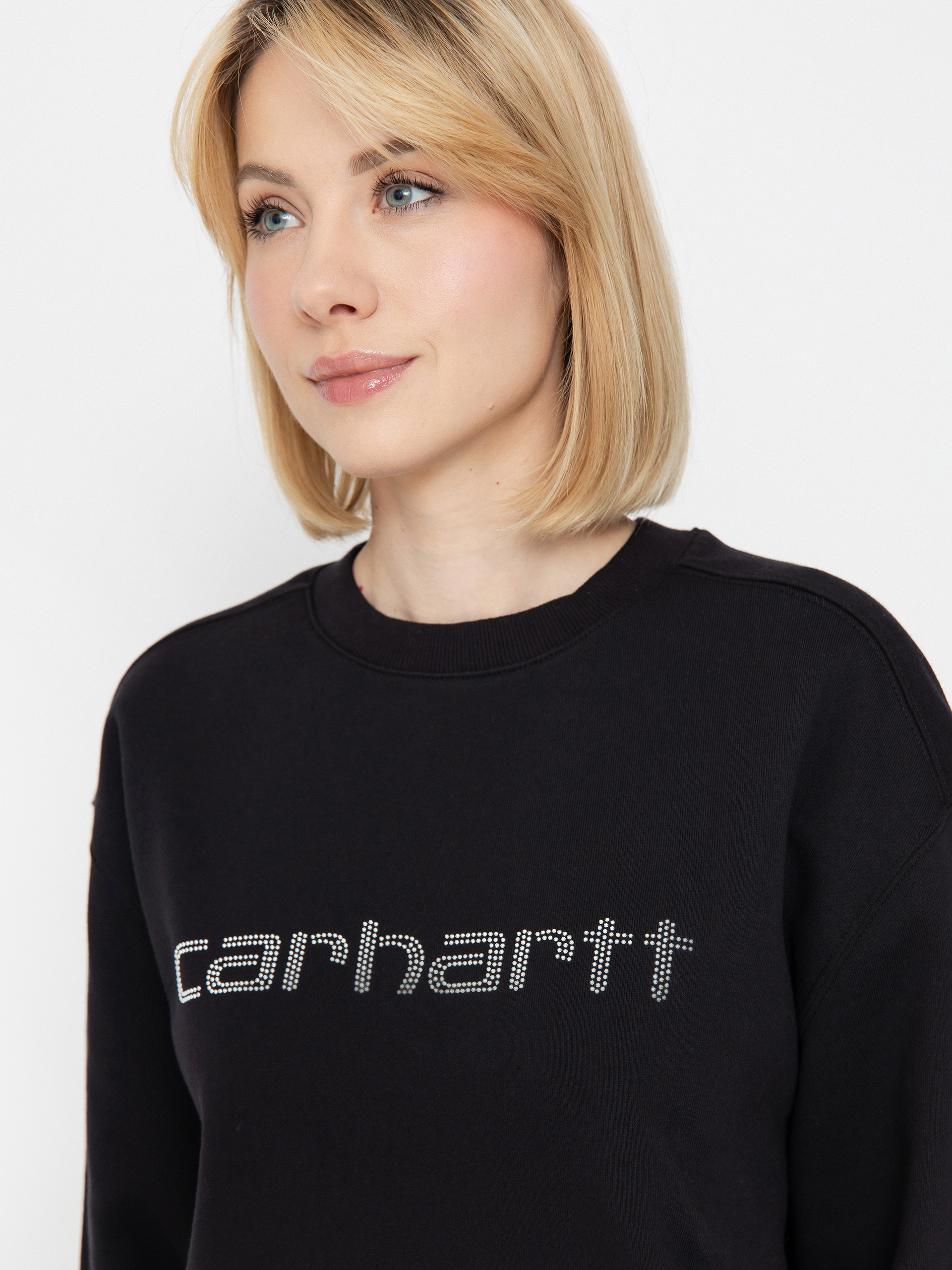 Carhartt WIP Rivet Script Wmn Sweatshirt (black/silver)