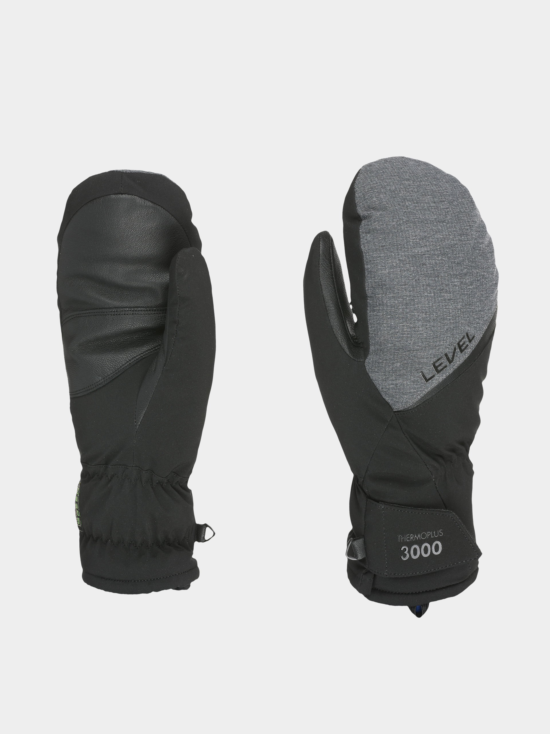 Level Gloves Alpine Mitt (black grey)