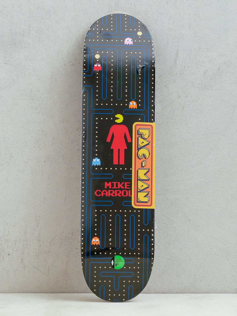 Girl Skateboard Deck Carroll Pac Man (black)