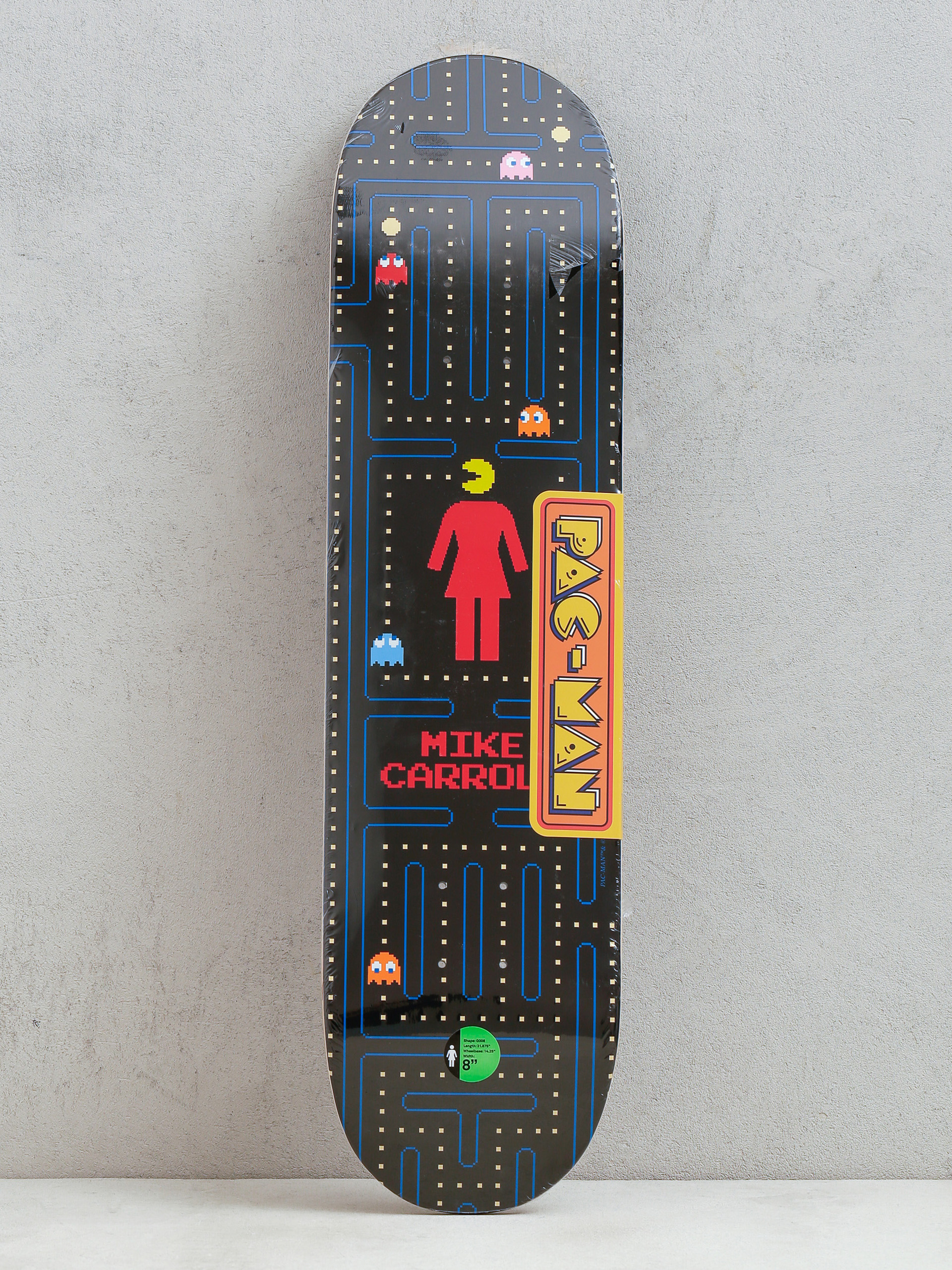 Girl Skateboard Deck Carroll Pac Man (black)