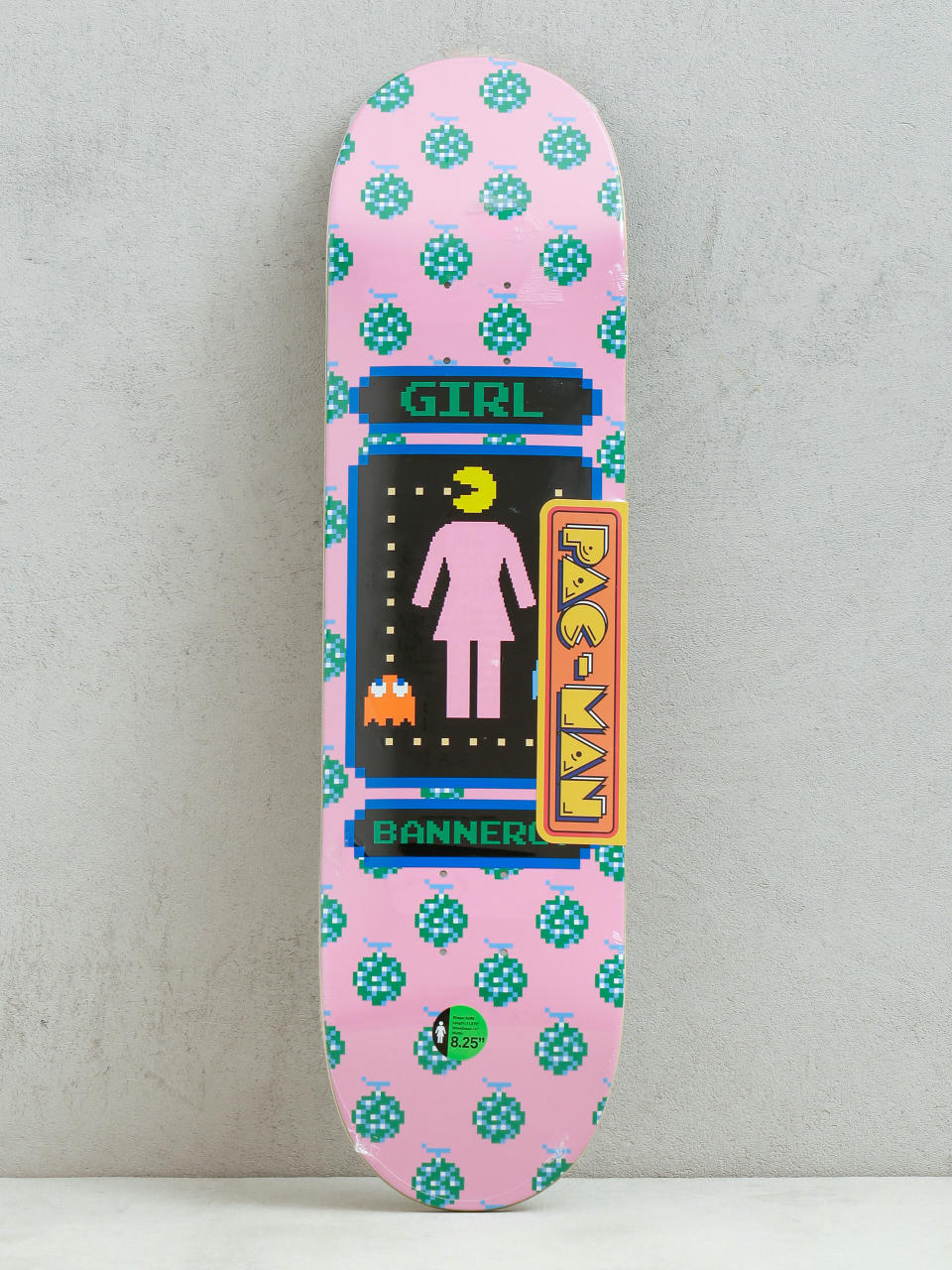 Girl Skateboard Deck Bannerot Pac Man (pink)