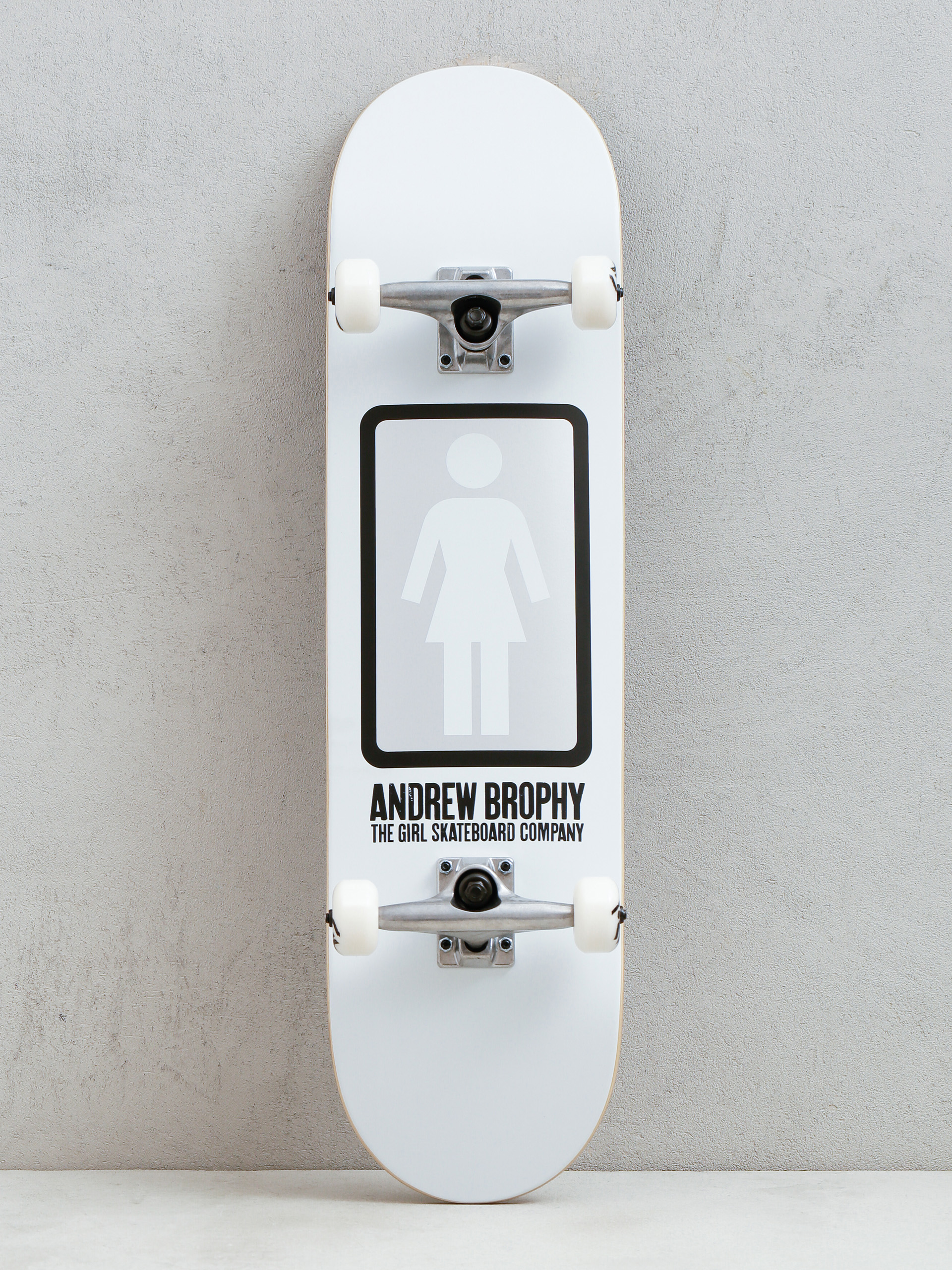 Girl Skateboard Skateboard Brophy (white/black)