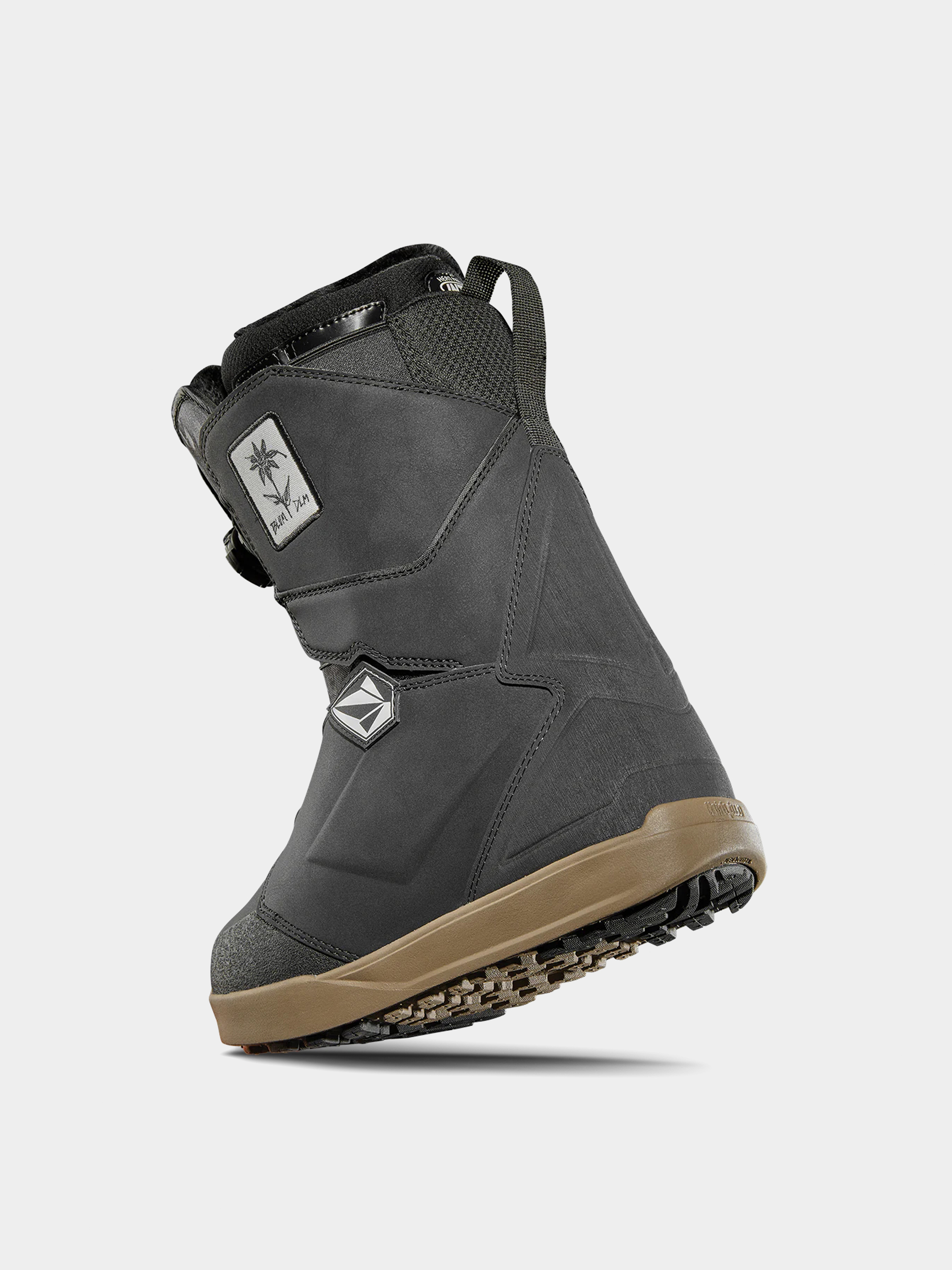 Damen ThirtyTwo Snowboard Schuhe Lashed Double Boa X Volcom (black/grey/gum)
