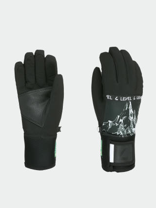 Level Gloves Comet Jr JR (black white)