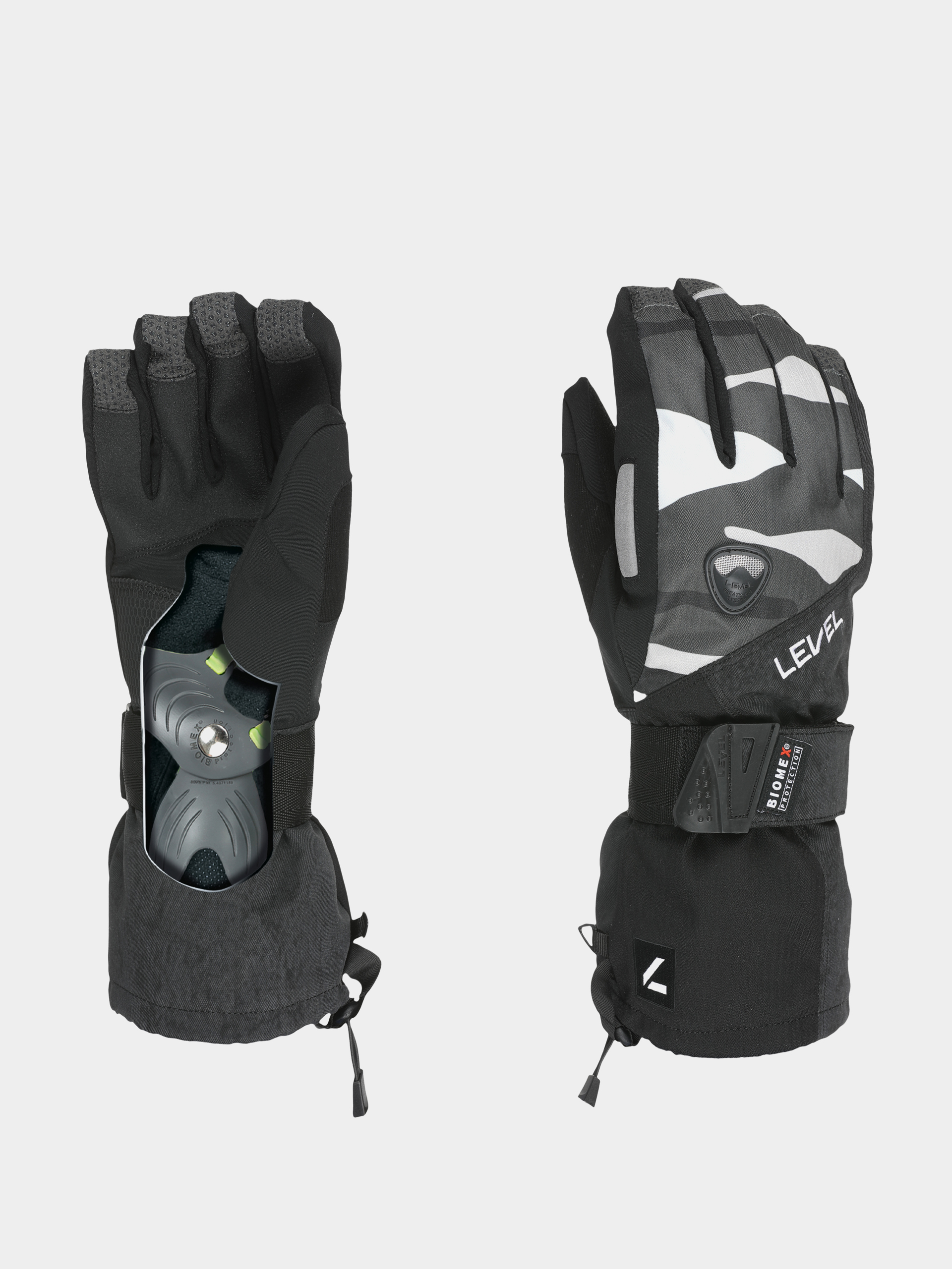 Level Gloves Fly (white antracite)