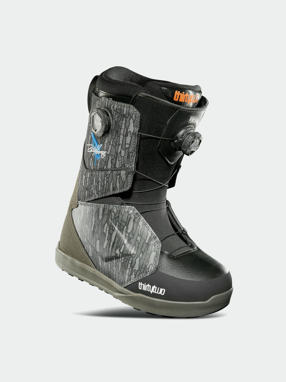 Mens ThirtyTwo Snowboard boots Lashed Double Boa Powell (olive/grey/black)