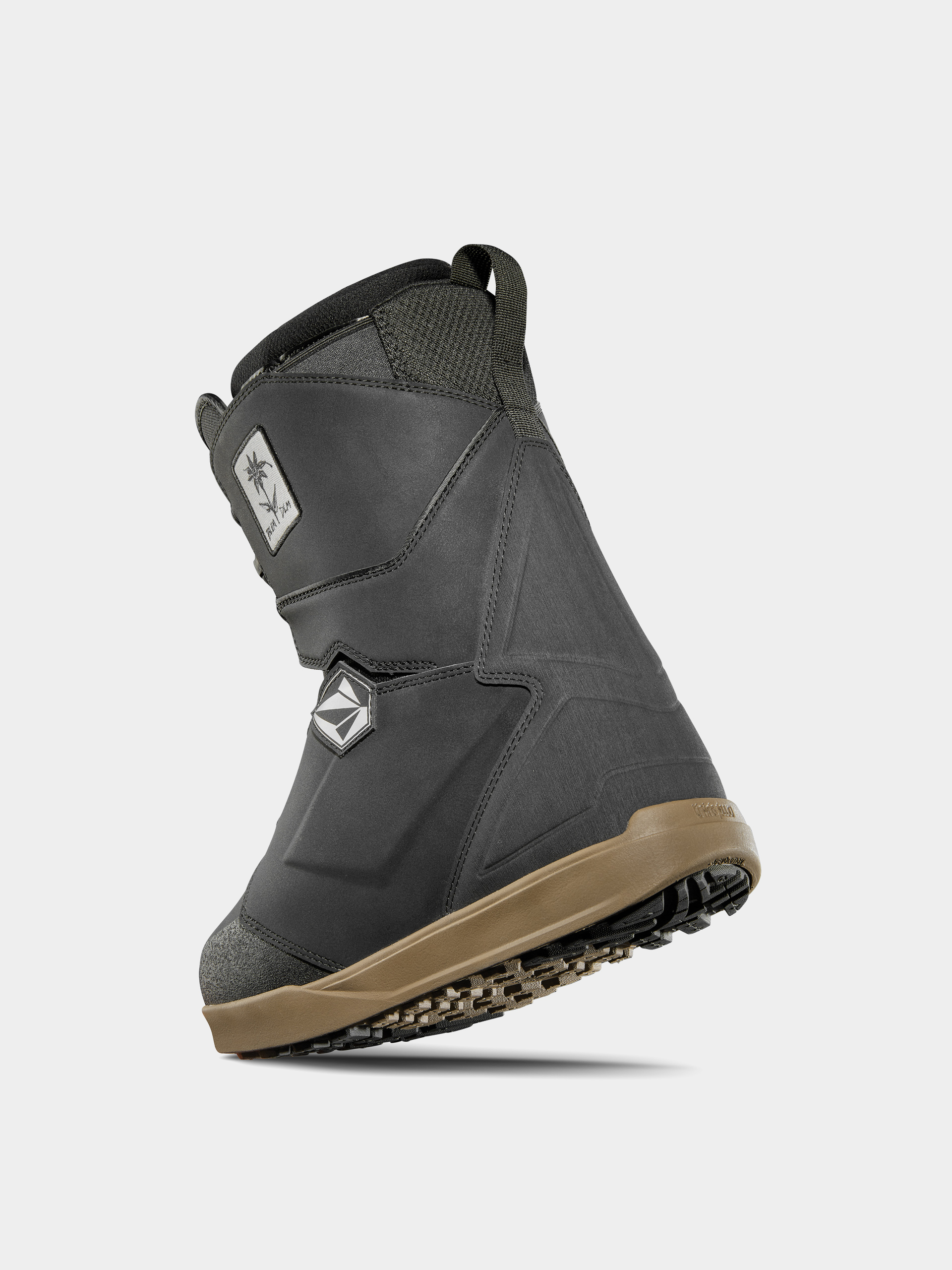 Mens ThirtyTwo Snowboard boots Lashed Double Boa X Volcom (black/gum)