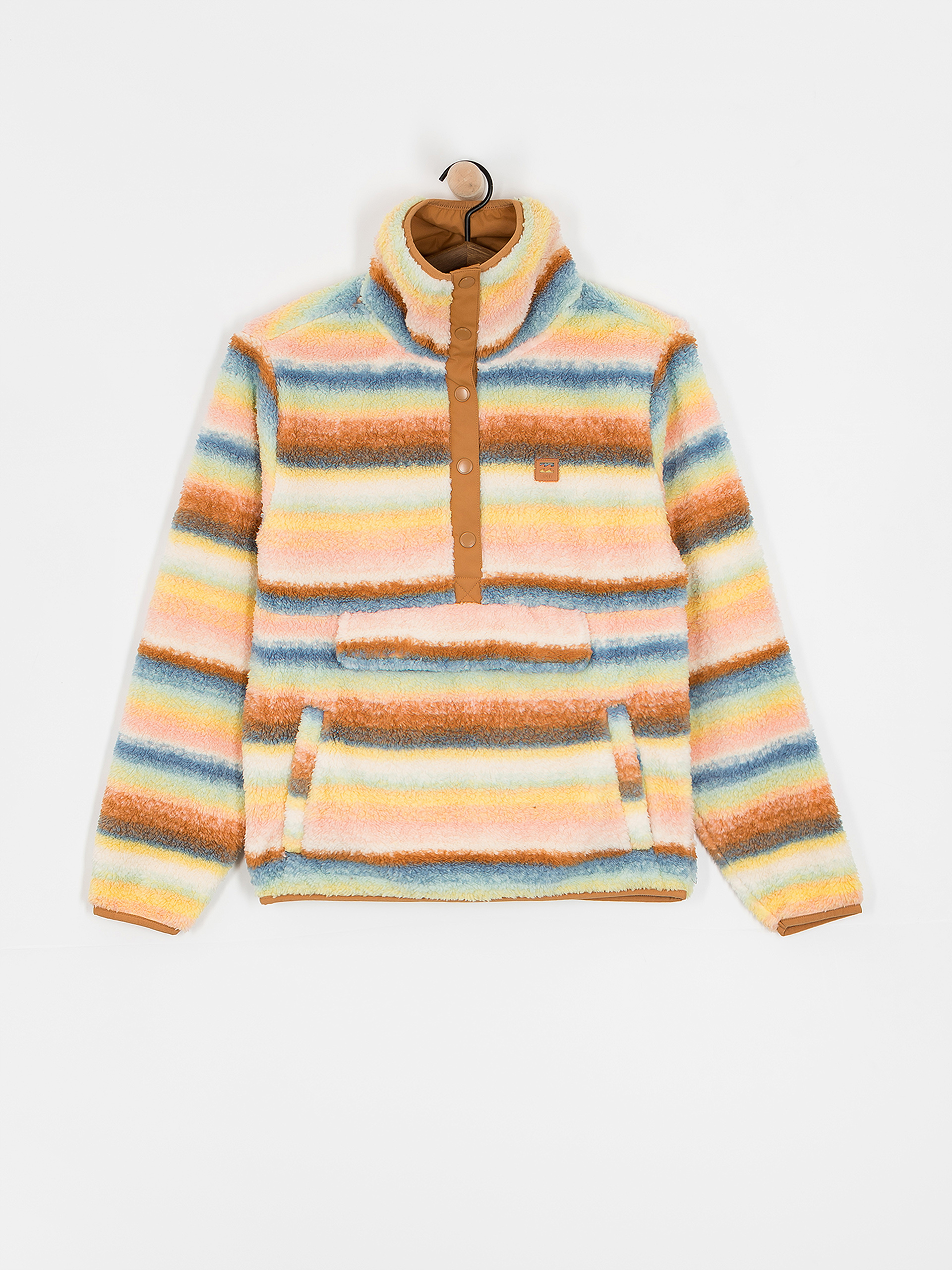 Damen Billabong Switchback Pullover Fleece Jacke (blue shadow)