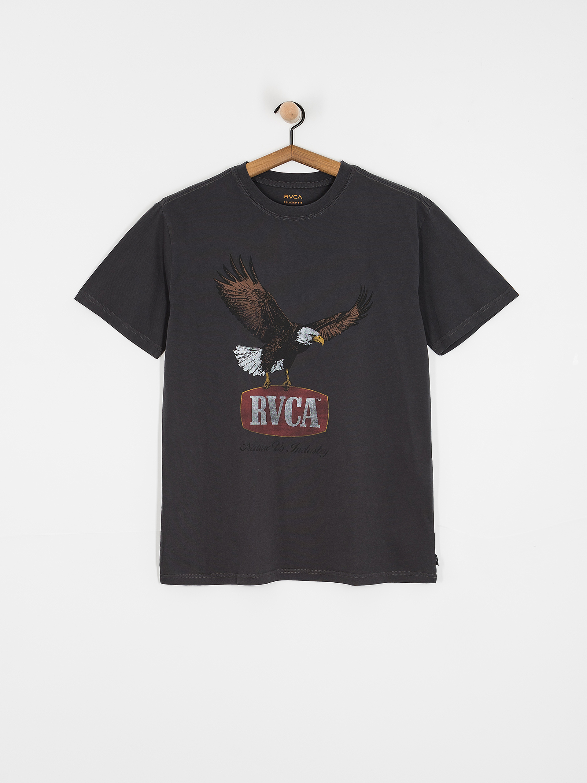 RVCA T-Shirt Hawk Eye (washed black)