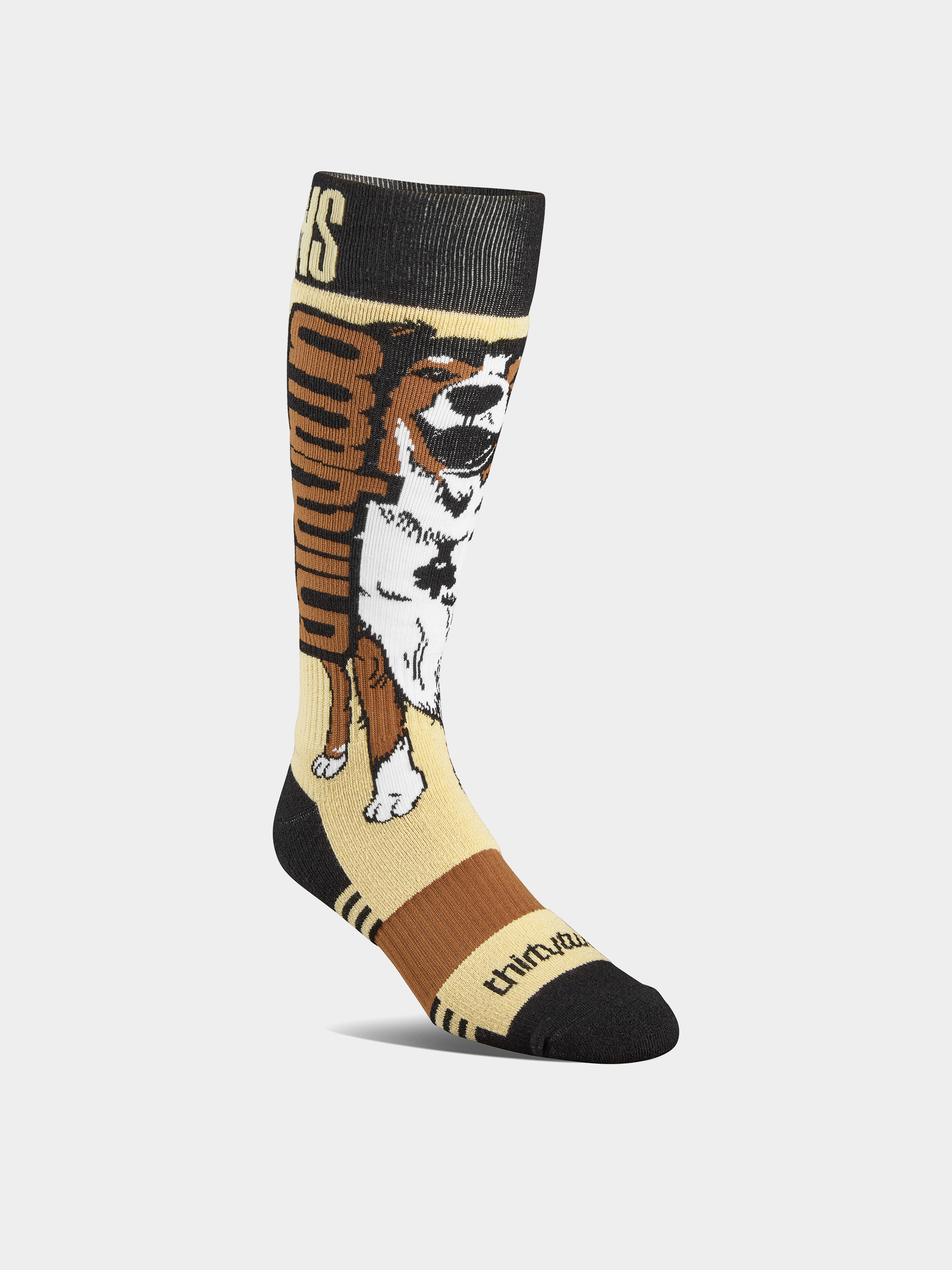 ThirtyTwo Socken Signature Merino (black/brown)