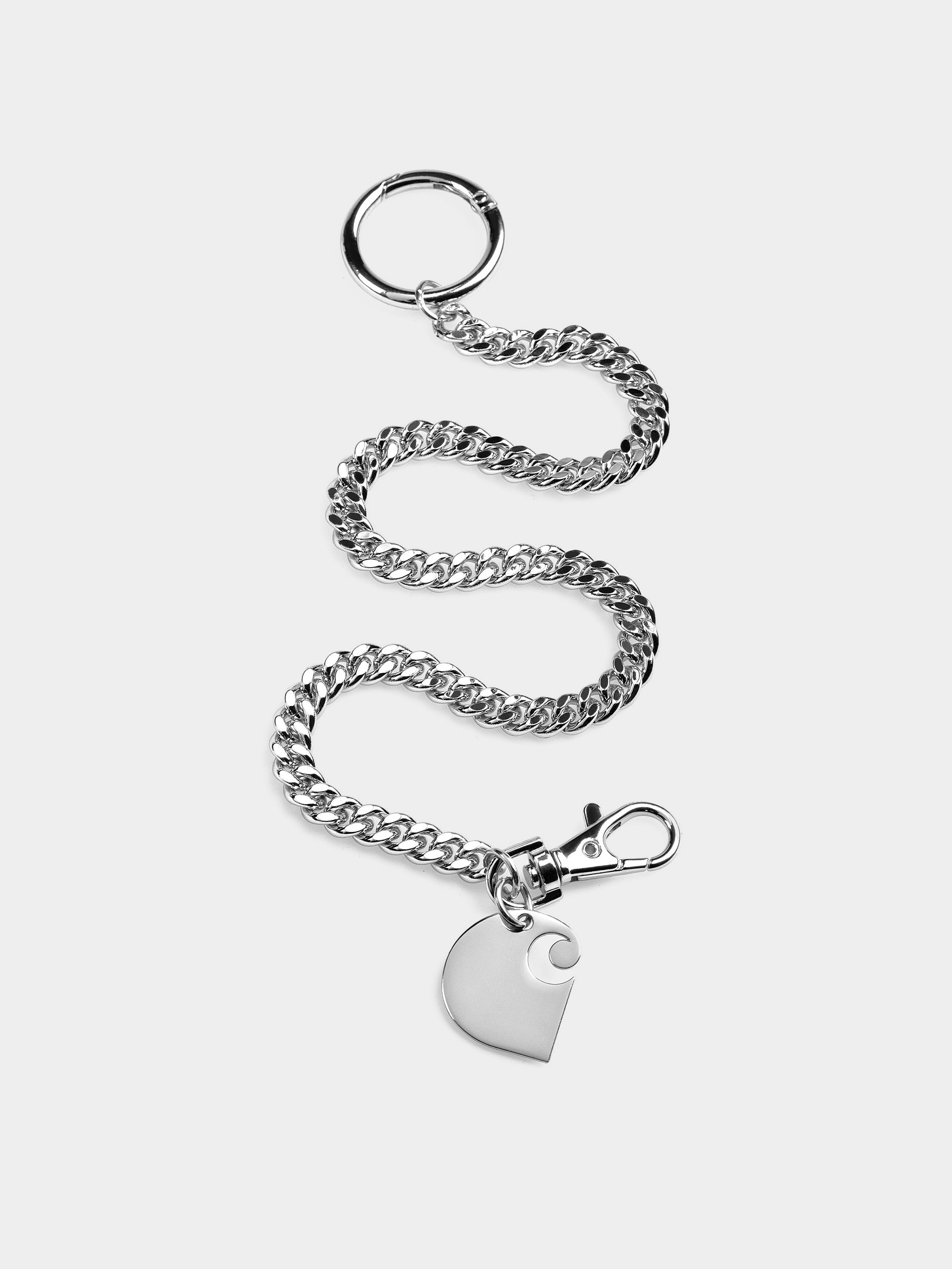 Carhartt WIP Keychain Cuban Link (silver)