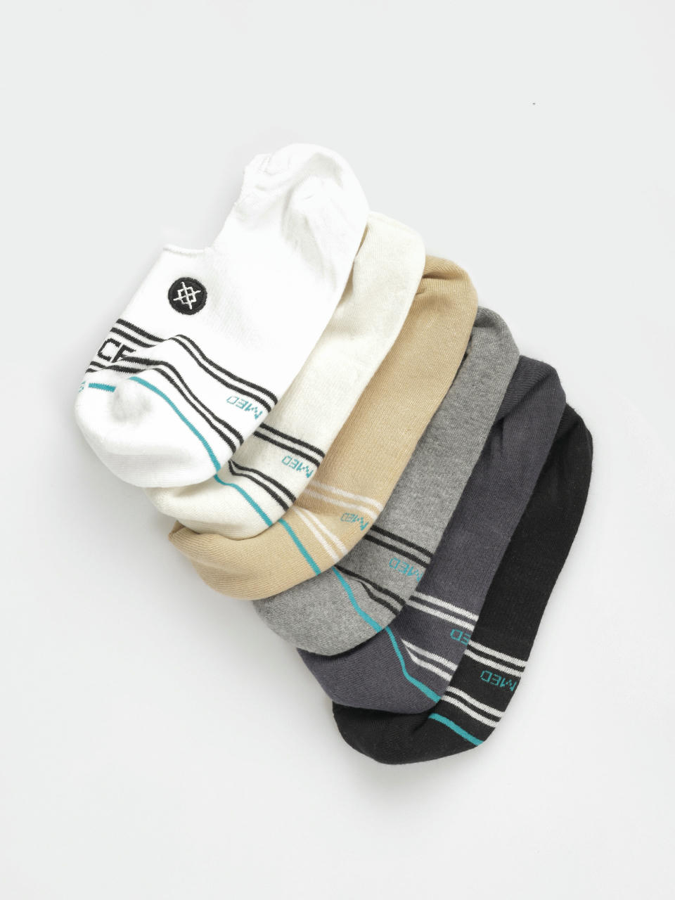 Stance Basic No Show 6 Pack Socks (multi)