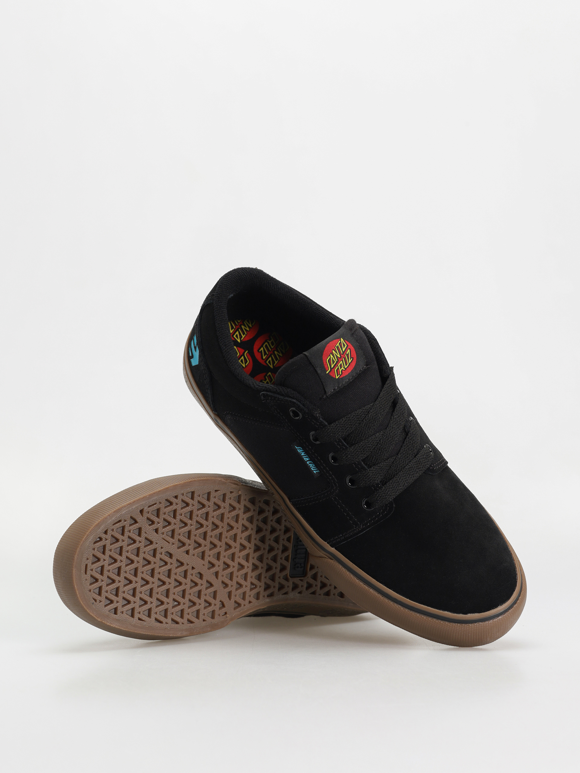 Etnies Shoes Barge Ls X Santa Cruz (black/gum)